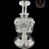 ROWDY GLASS: CLEAR DOUBLE ENCASED OPAL GILLCYCLER #5 - Image 3