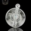 ROWDY GLASS: CLEAR DOUBLE ENCASED OPAL GILLCYCLER #9 - Image 5