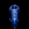 MILKY WAY GLASS: CIRCUITBOARD LIGHT BLUE HAND PIPE - Image 2
