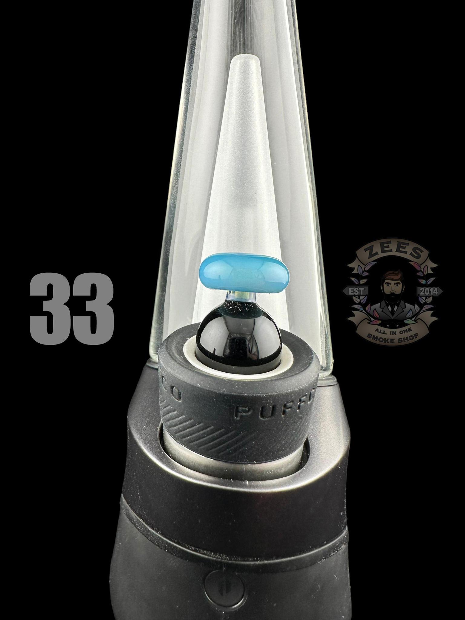 CHEVELLE GLASS: DUAL COLOR PUFFCO PEAK BUBBLE CAP (23-44) - Image 12