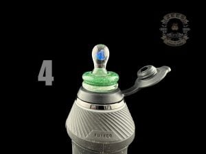 #4 GREEN CROPAL W/ BLACK OPAL