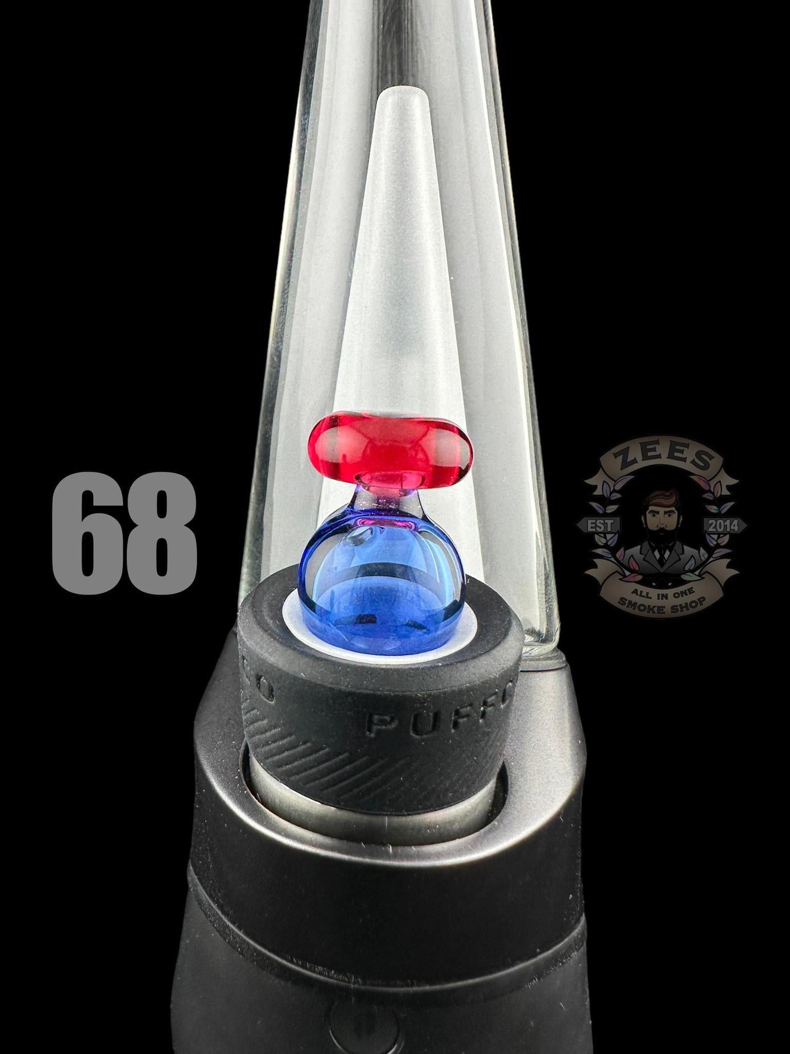 CHEVELLE GLASS: DUAL COLOR PUFFCO PEAK BUBBLE CAP (45-69) - Image 25