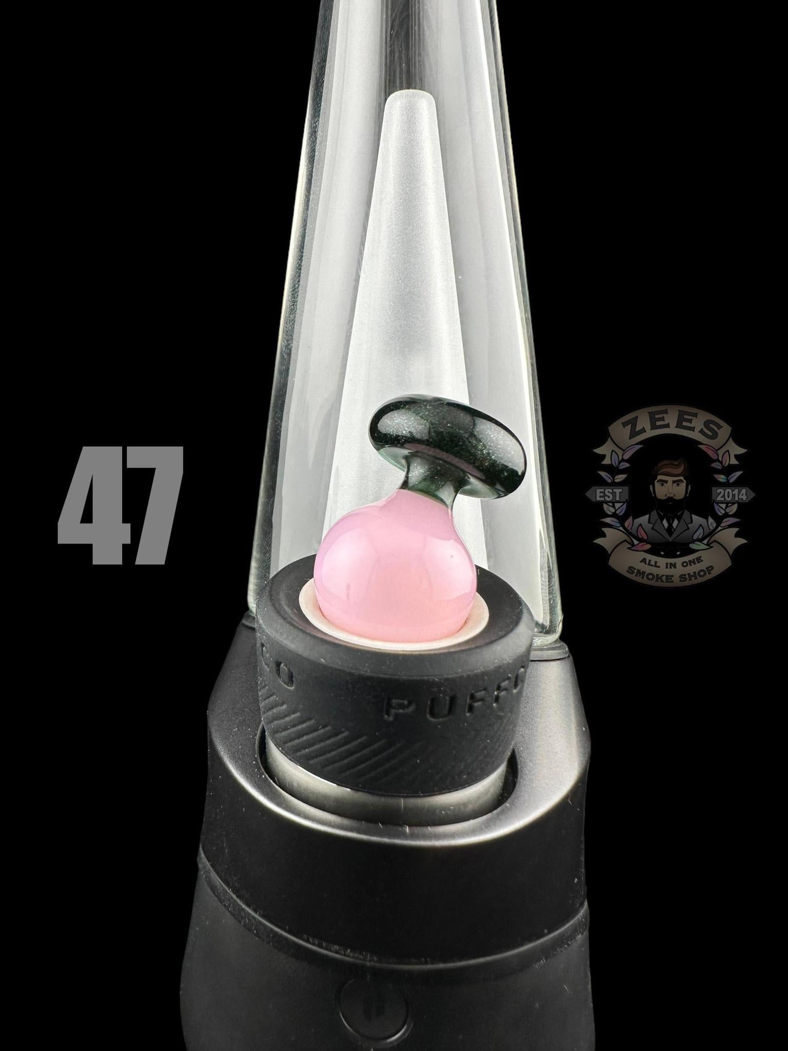 CHEVELLE GLASS: DUAL COLOR PUFFCO PEAK BUBBLE CAP (45-69) - Image 4