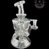 ROWDY GLASS: CLEAR DOUBLE ENCASED OPAL GILLCYCLER #7 - Image 2