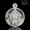 ROWDY GLASS: CLEAR DOUBLE ENCASED OPAL GILLCYCLER #7 - Image 5