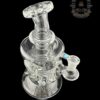 ROWDY GLASS: CLEAR DOUBLE ENCASED OPAL GILLCYCLER #7 - Image 4