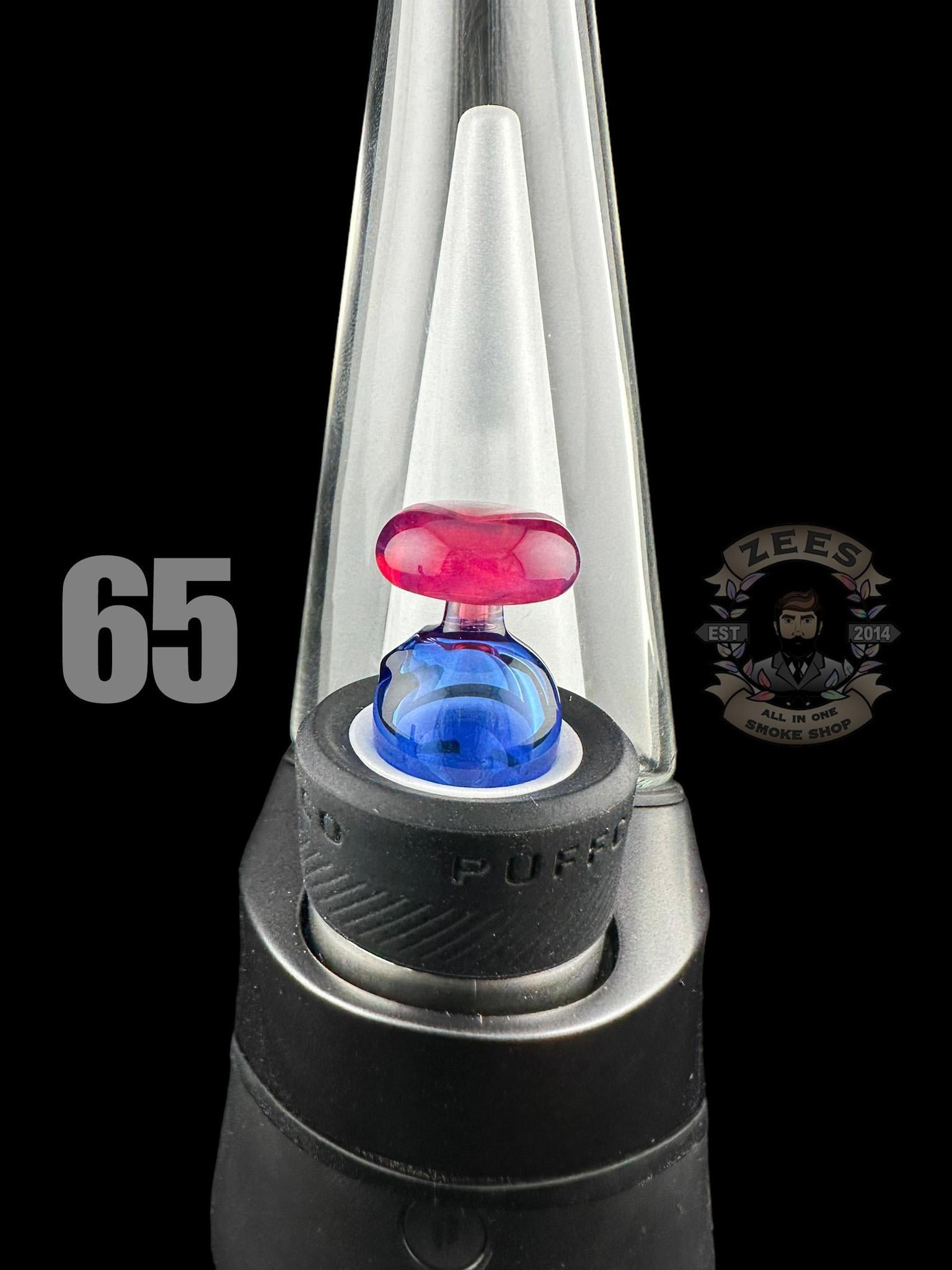 CHEVELLE GLASS: DUAL COLOR PUFFCO PEAK BUBBLE CAP (45-69) - Image 22