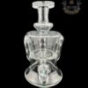 ROWDY GLASS: CLEAR DOUBLE ENCASED OPAL GILLCYCLER #9 - Image 3