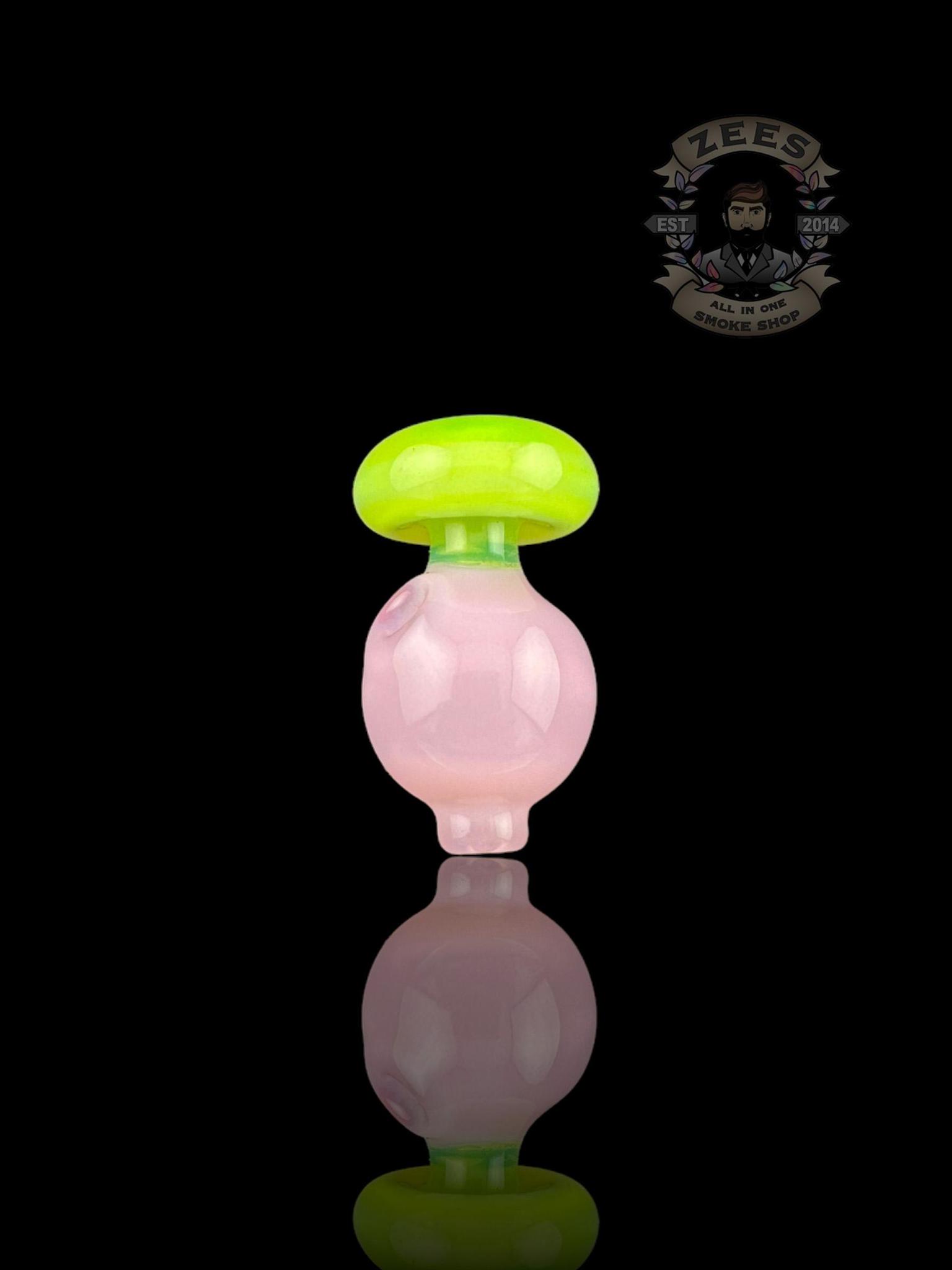 CHEVELLE GLASS: DUAL COLOR PUFFCO PEAK BUBBLE CAP (45-69)
