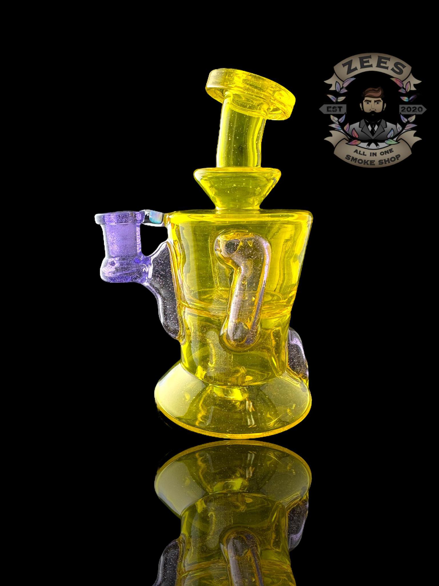 ROWDY GLASS: FULL COLOR GILLCYCLER TERPS X PURPLE LOLLIPOP - Image 3