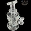 ROWDY GLASS: CLEAR DOUBLE ENCASED OPAL GILLCYCLER #4 - Image 4
