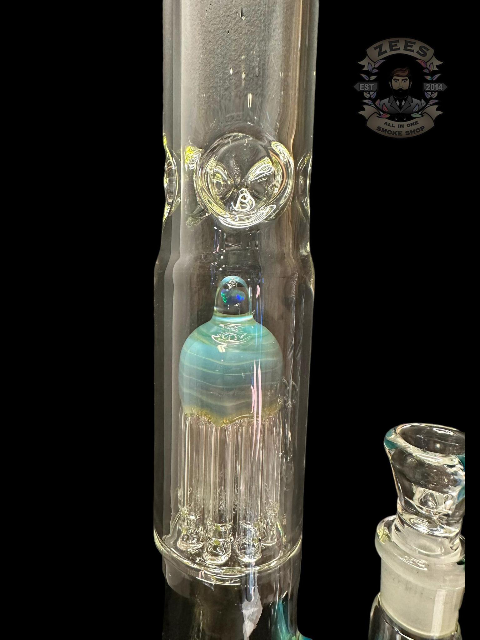 TEXAS TUBES: 18" TITAN ENCASED OPAL 9-ARM STEMLINE STRAIGHT TUBE - Image 4