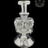 ROWDY GLASS: CLEAR DOUBLE ENCASED OPAL GILLCYCLER #3 - Image 3