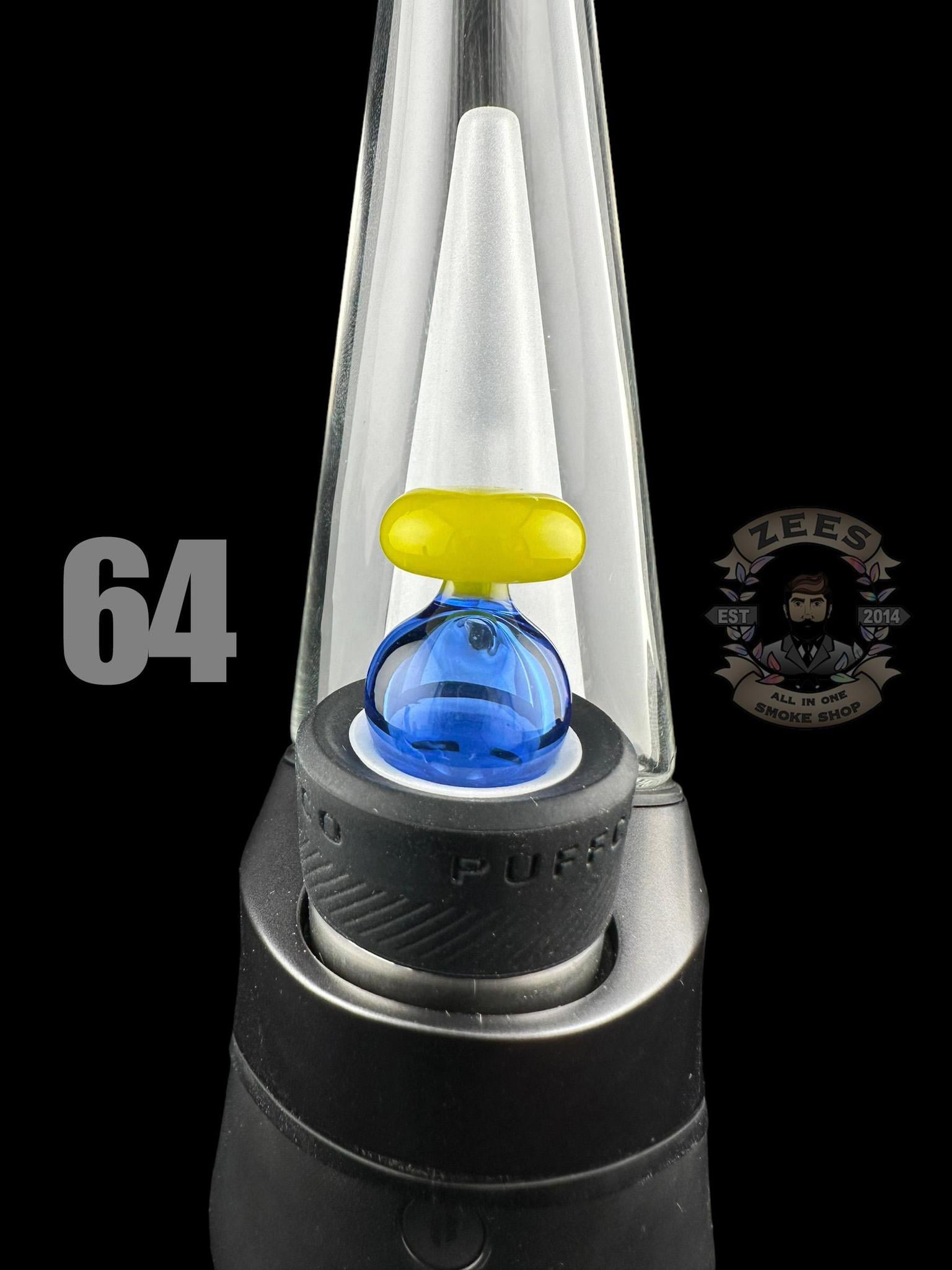 CHEVELLE GLASS: DUAL COLOR PUFFCO PEAK BUBBLE CAP (45-69) - Image 21