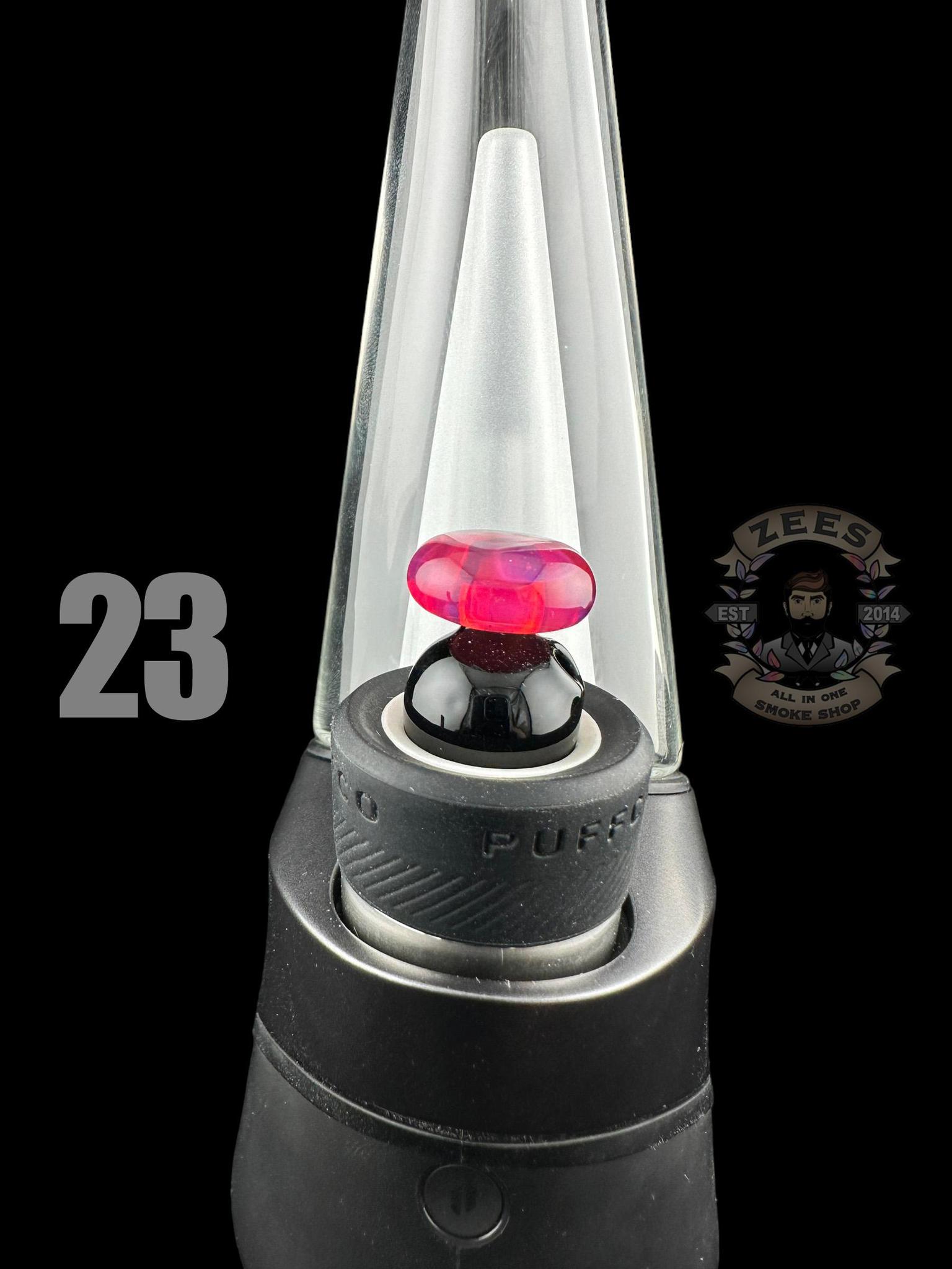 CHEVELLE GLASS: DUAL COLOR PUFFCO PEAK BUBBLE CAP (23-44) - Image 2