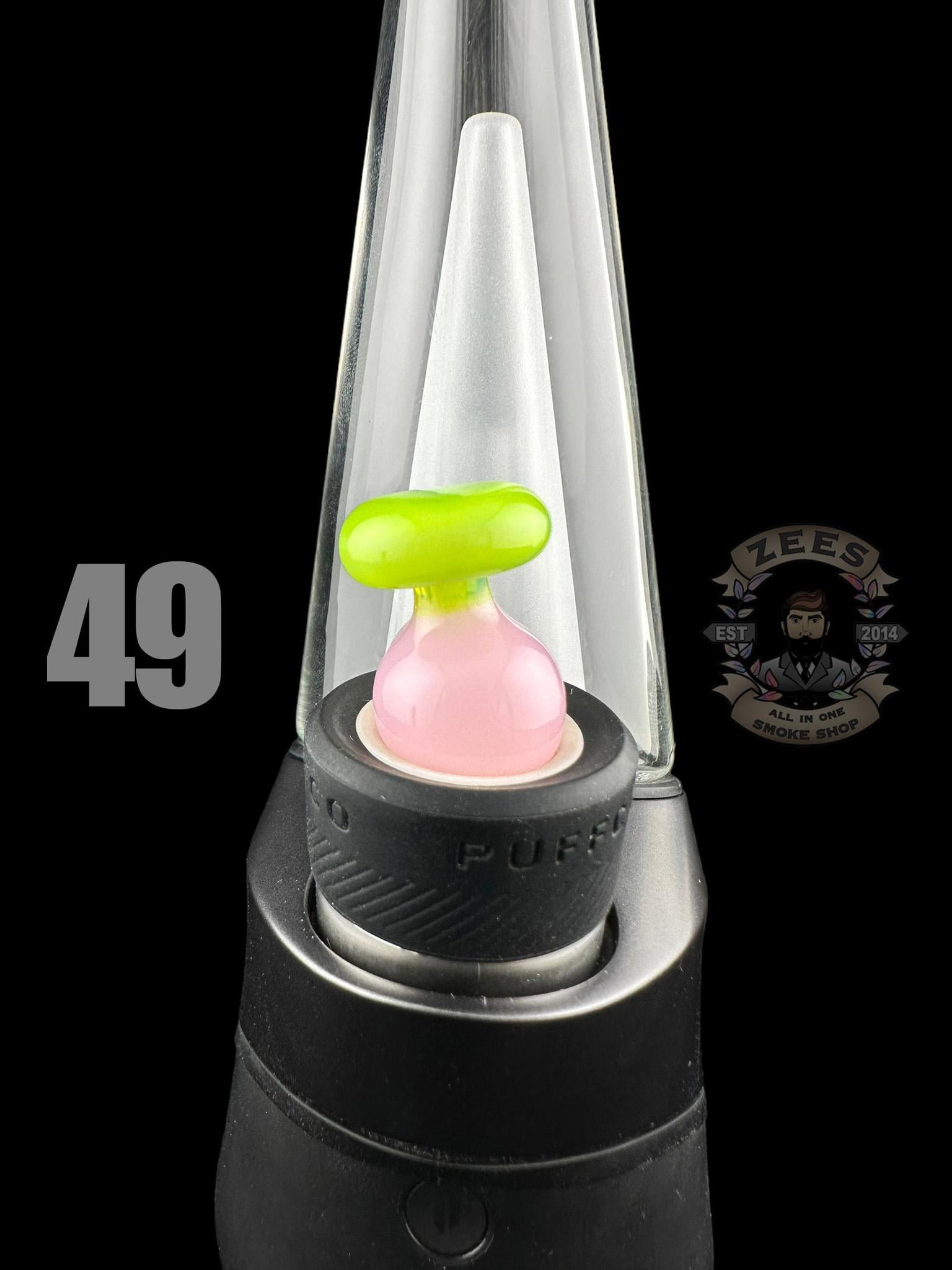 CHEVELLE GLASS: DUAL COLOR PUFFCO PEAK BUBBLE CAP (45-69) - Image 6