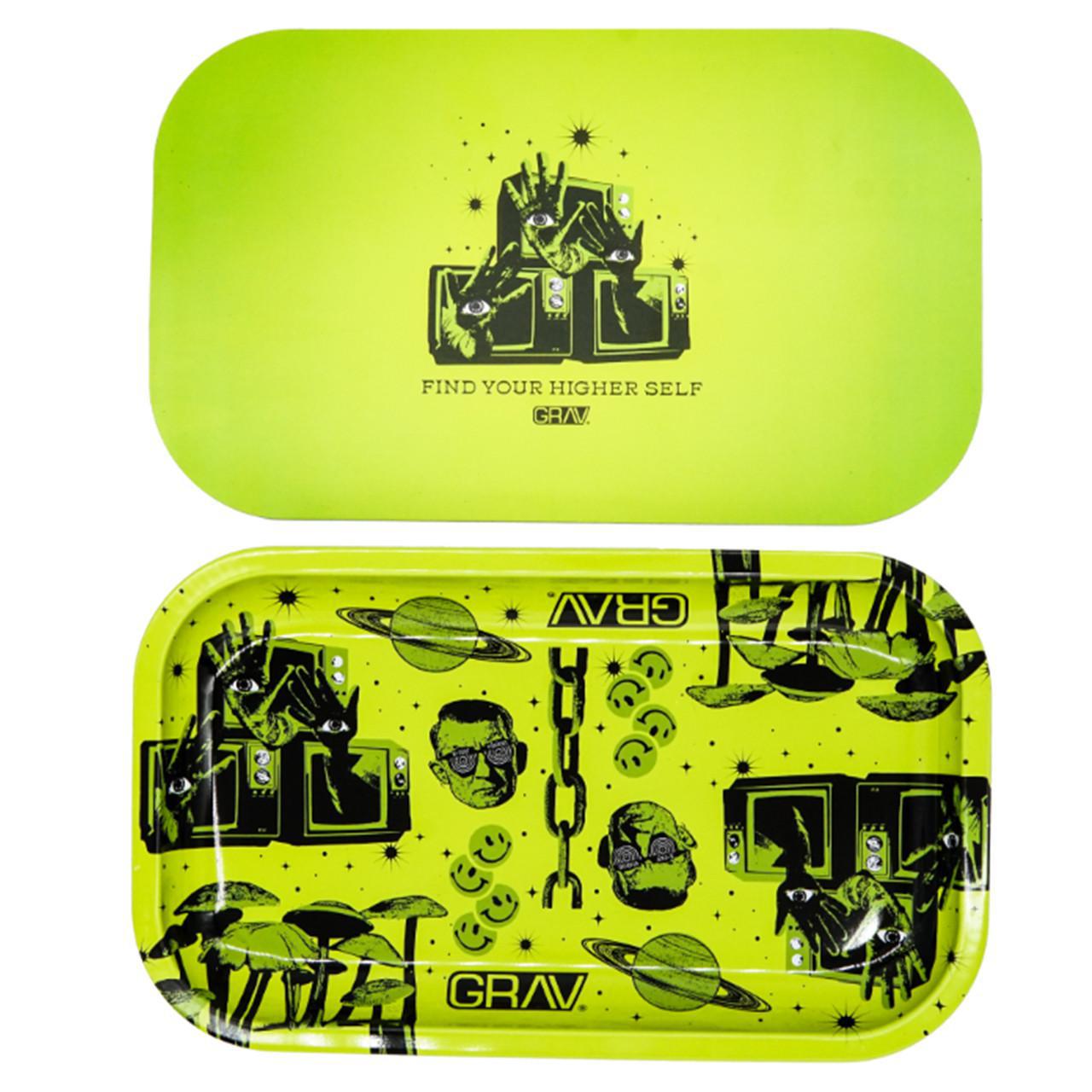 GRAV: 2023 METAL ROLLING TRAY WITH MAGNETIC LID