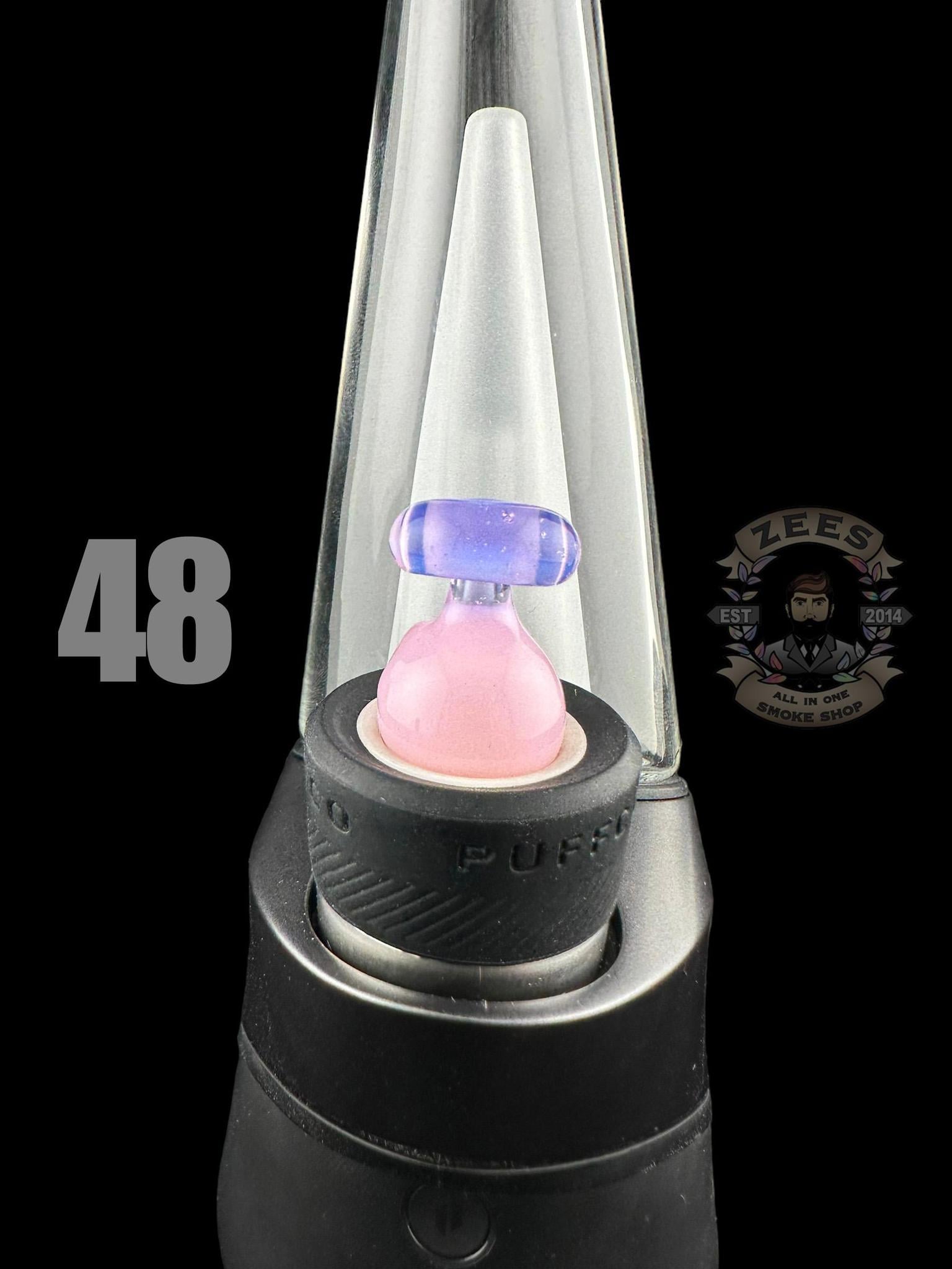 CHEVELLE GLASS: DUAL COLOR PUFFCO PEAK BUBBLE CAP (45-69) - Image 5