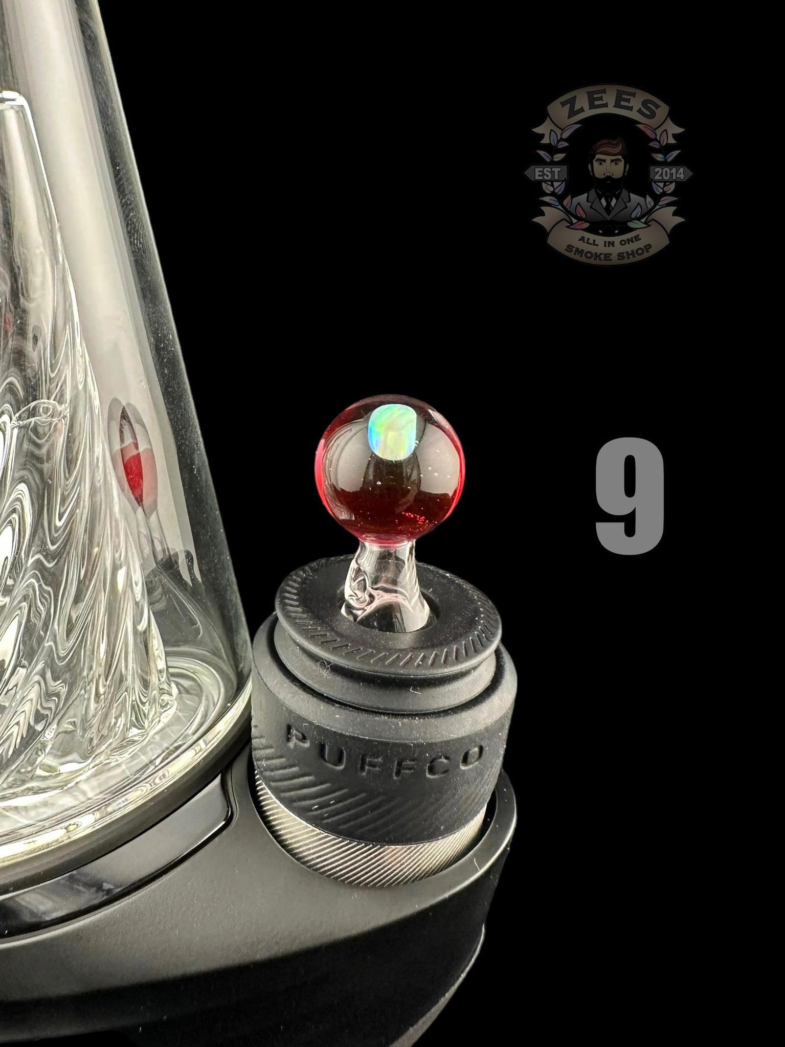 CAPTAIN TOKEZ GLASS: ENCASED OPAL PUFFCO PEAK PRO BALL CAP - Image 11