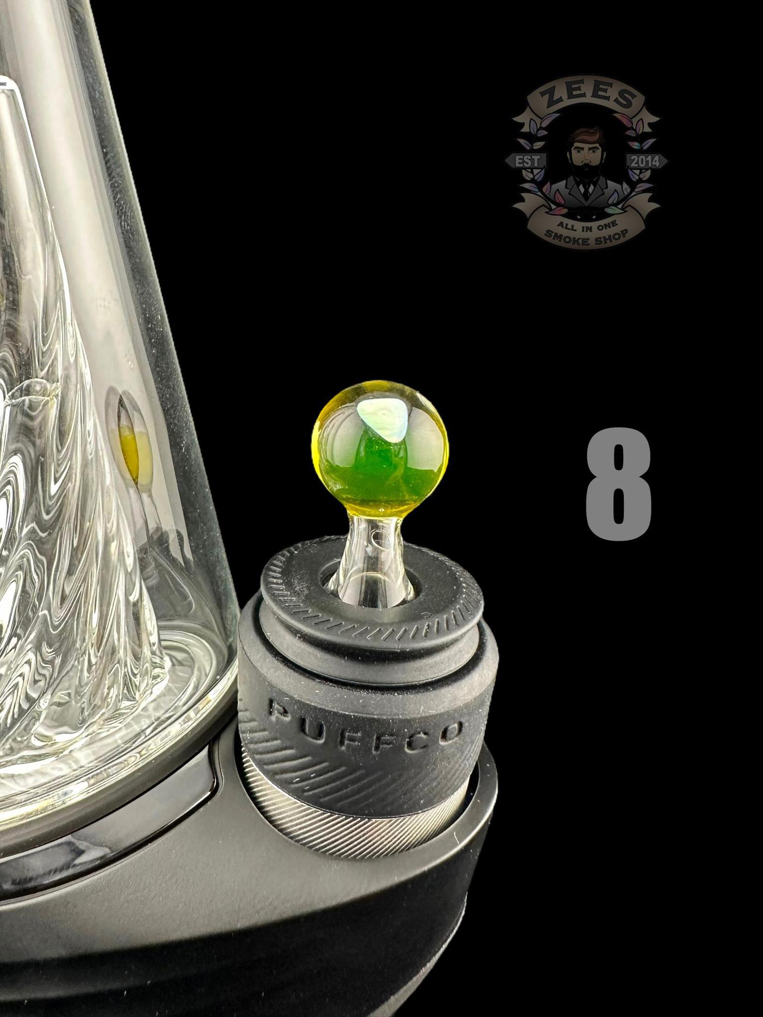 CAPTAIN TOKEZ GLASS: ENCASED OPAL PUFFCO PEAK PRO BALL CAP - Image 10
