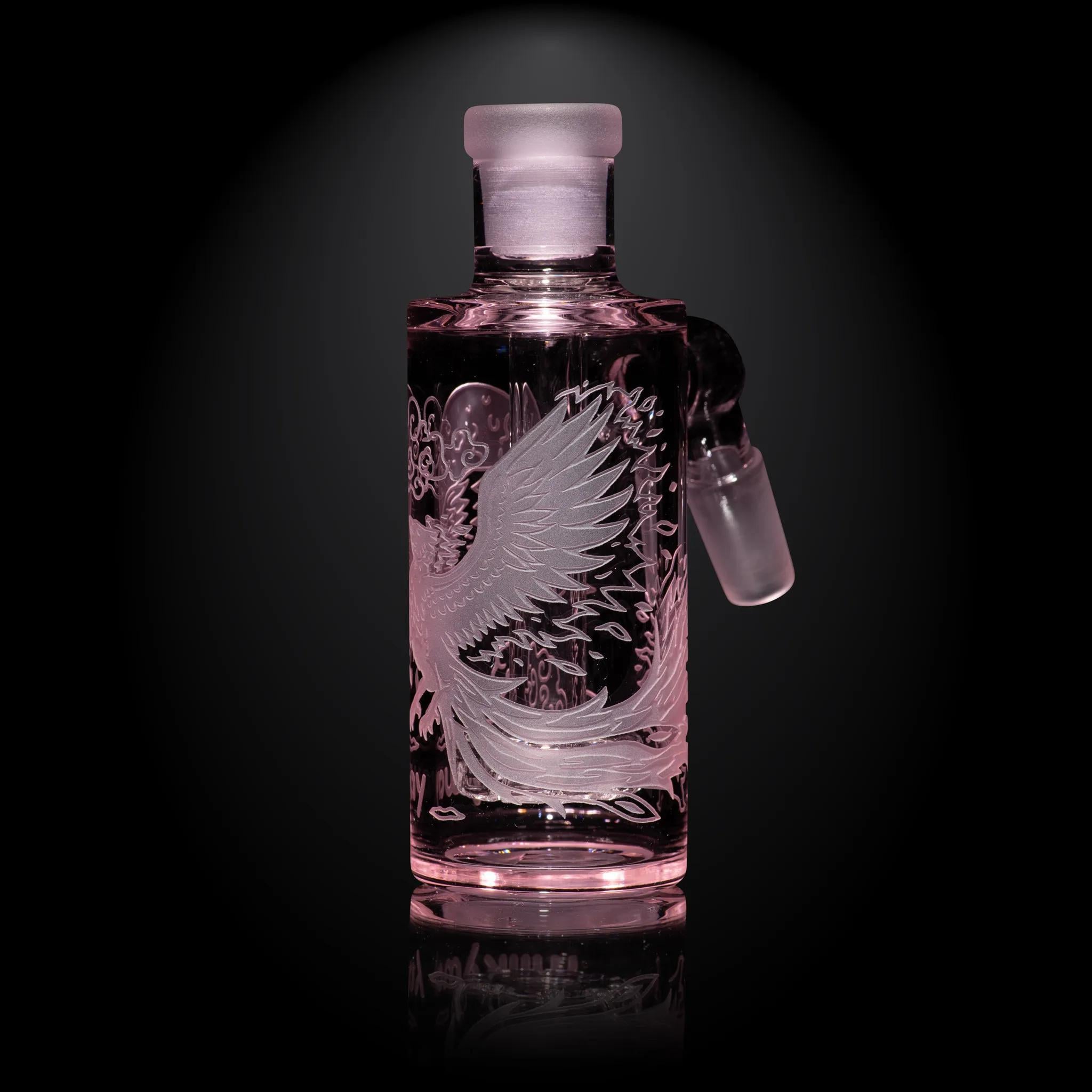 MILKY WAY GLASS: PINK 45 DEGREE DRY ASH CATCHER - Image 3
