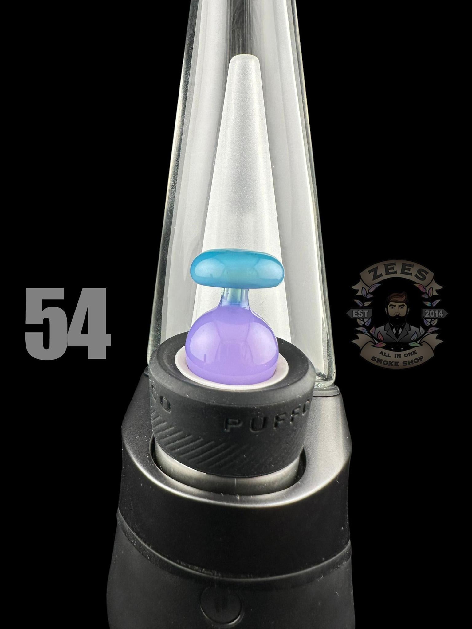 CHEVELLE GLASS: DUAL COLOR PUFFCO PEAK BUBBLE CAP (45-69) - Image 11