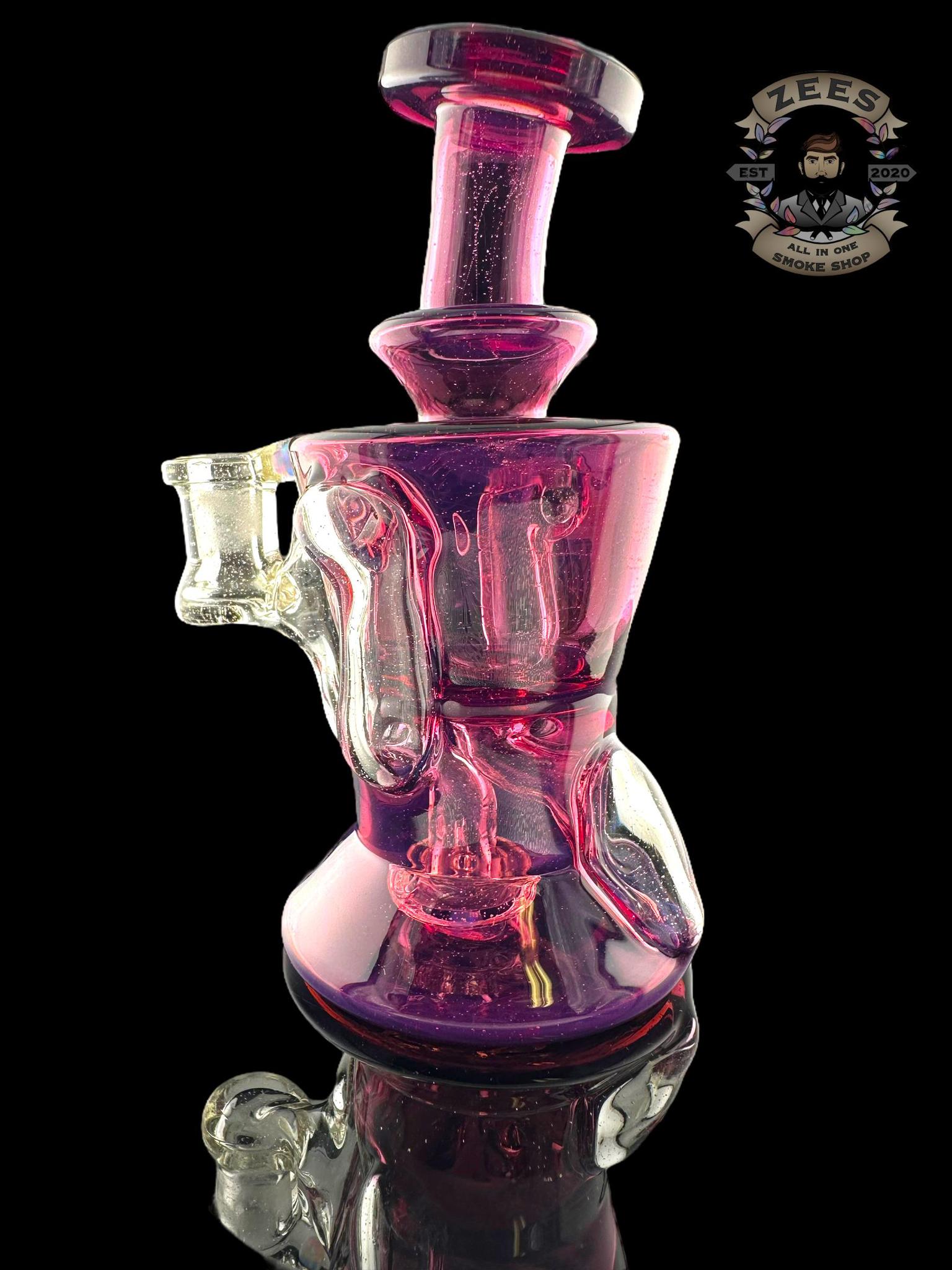 ROWDY GLASS: FULL COLOR GILLCYCLER WILD BERRY X LUCY (UV)