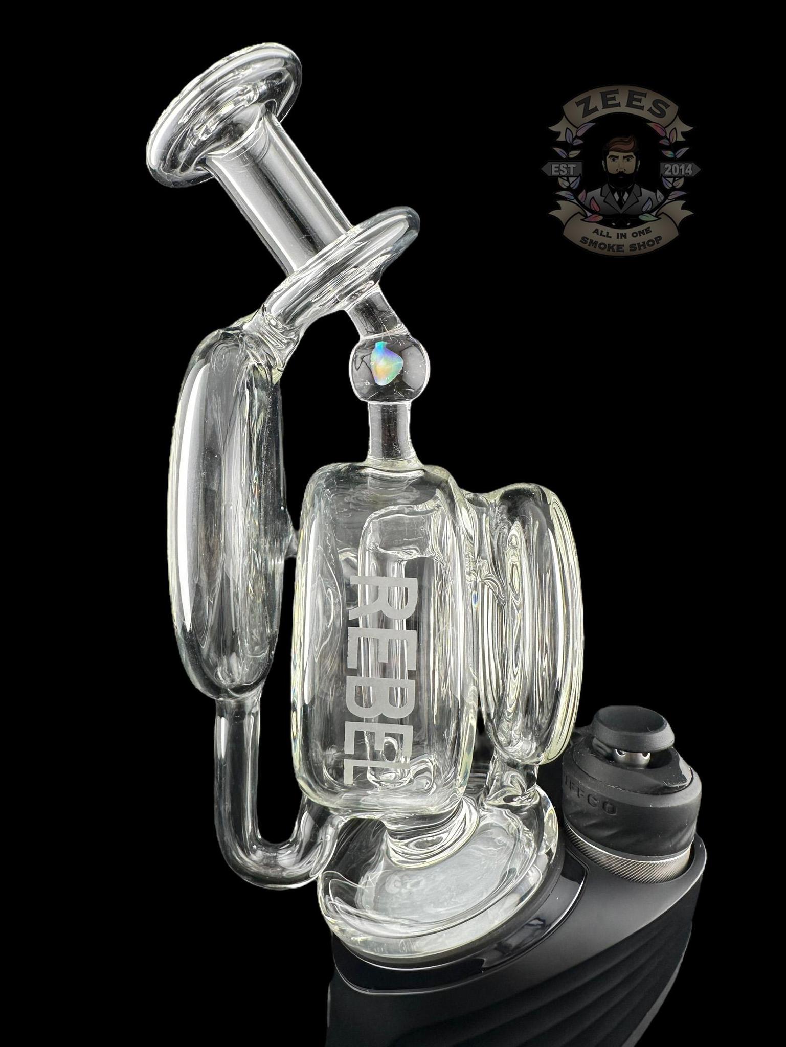 REBEL GLASS: CLEARV2 RECYCLER PUFFCO PEAK ATTACHMENT - Image 2