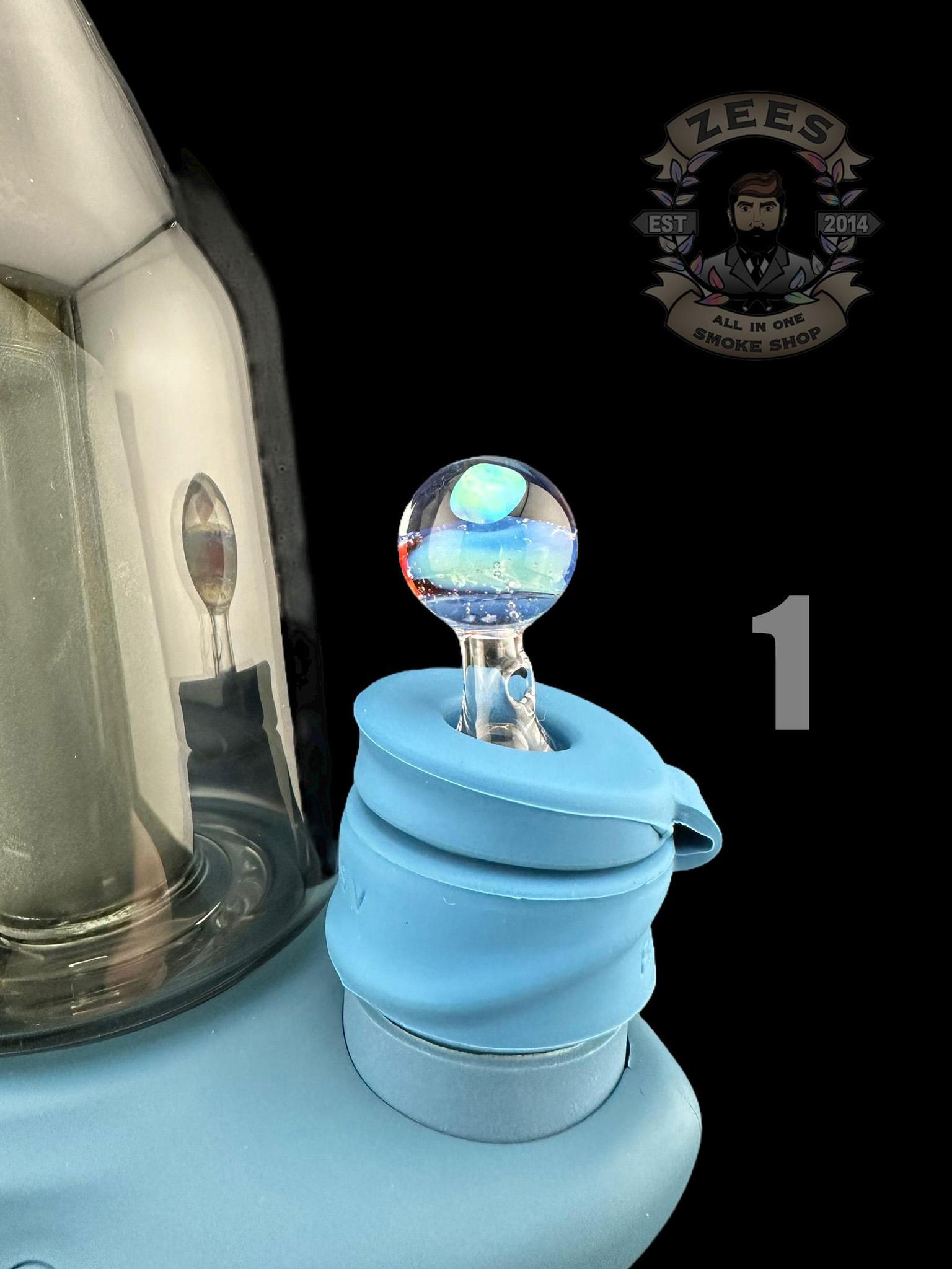 CAPTAIN TOKEZ GLASS: ENCASED OPAL FOCUS V CARTA BALL CAP - Image 2