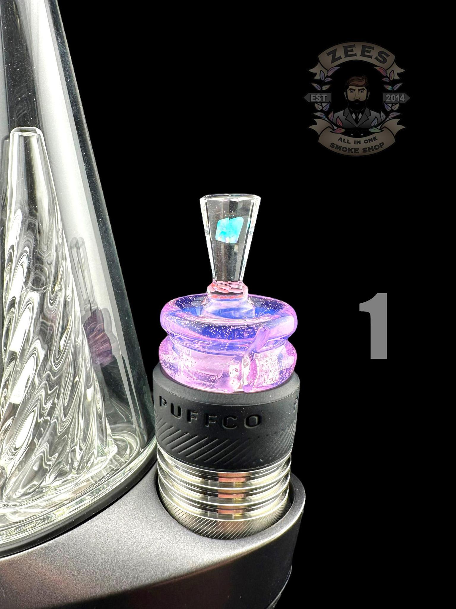 ONE TRICK PONY: FACETED ENCASED OPAL ROCKULUS 3DXL PUFFCO PEAK PRO CARB CAP - Image 2