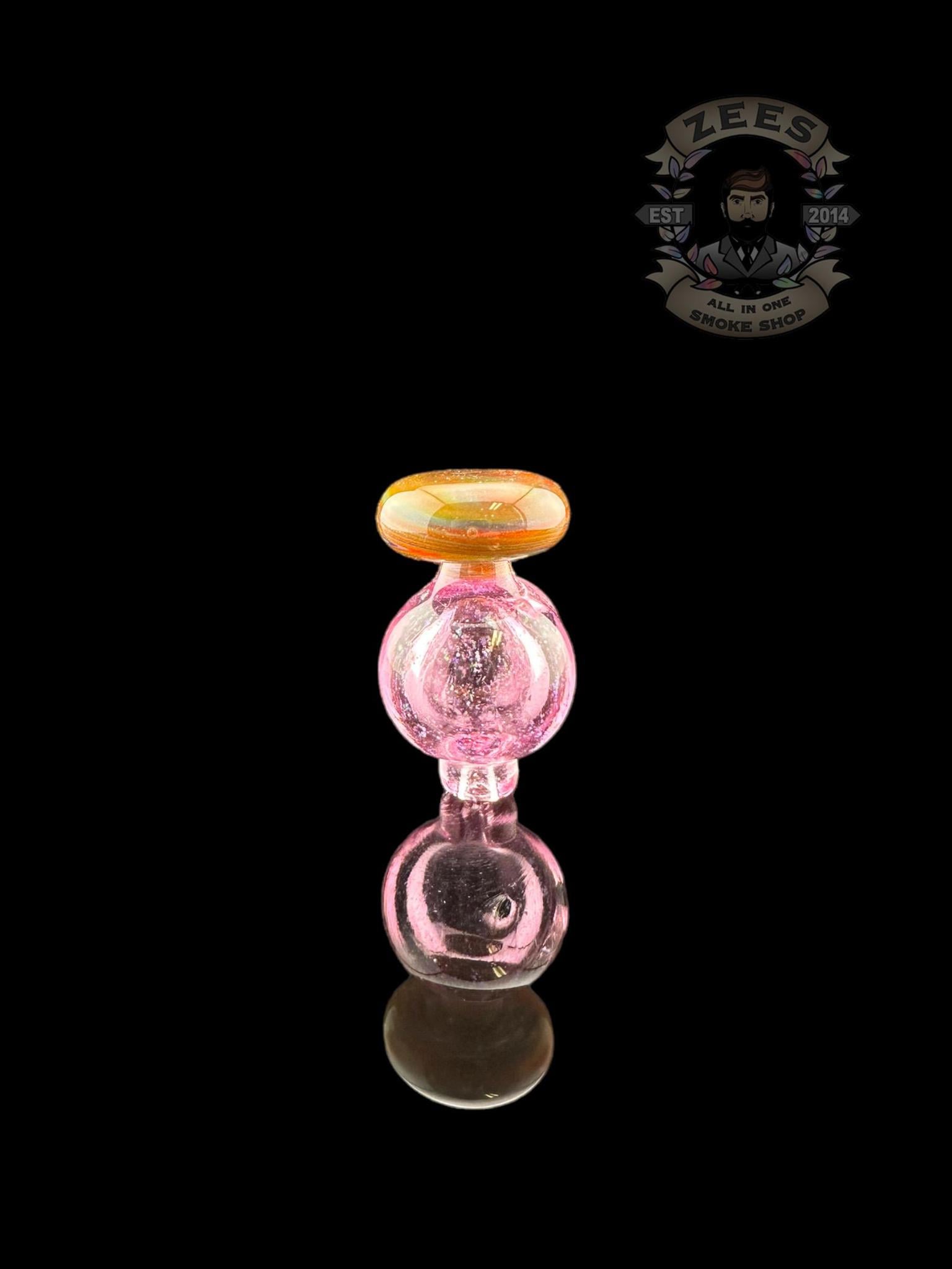 CHEVELLE GLASS: WIG WAG CRUSHED OPAL PUFFCO PEAK BUBBLE CAP