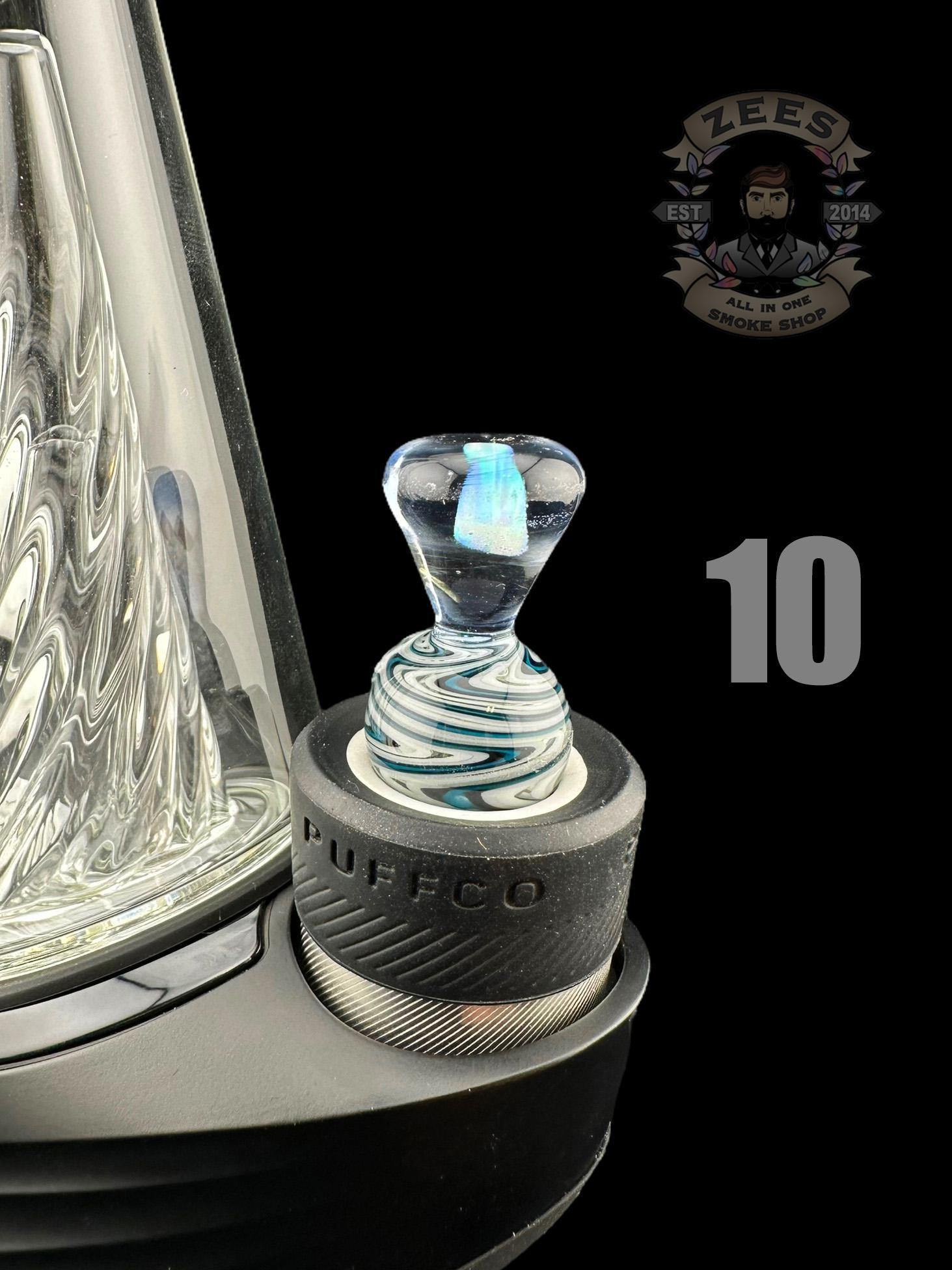 CHEVELLE GLASS: ENCASED OPAL PUFFCO PEAK BUBBLE CAP - Image 11