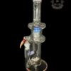 TEXAS TUBES: 15" AMBER PURPLE DUAL STEMLINE 8-ARM HOURGLASS TUBE - Image 2