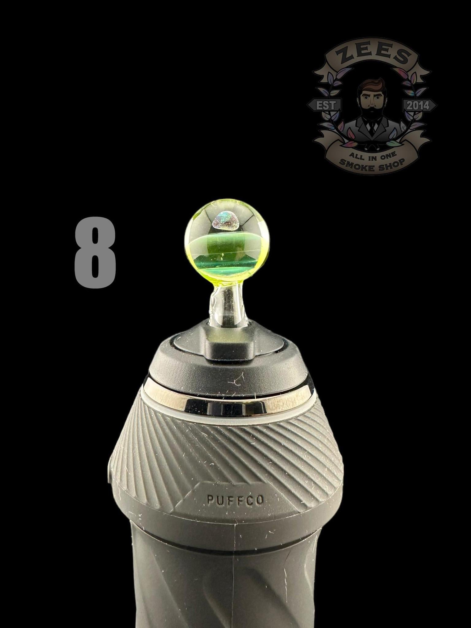 CAPTAIN TOKEZ GLASS: ENCASED OPAL PUFFCO PROXY BALL CAP - Image 11