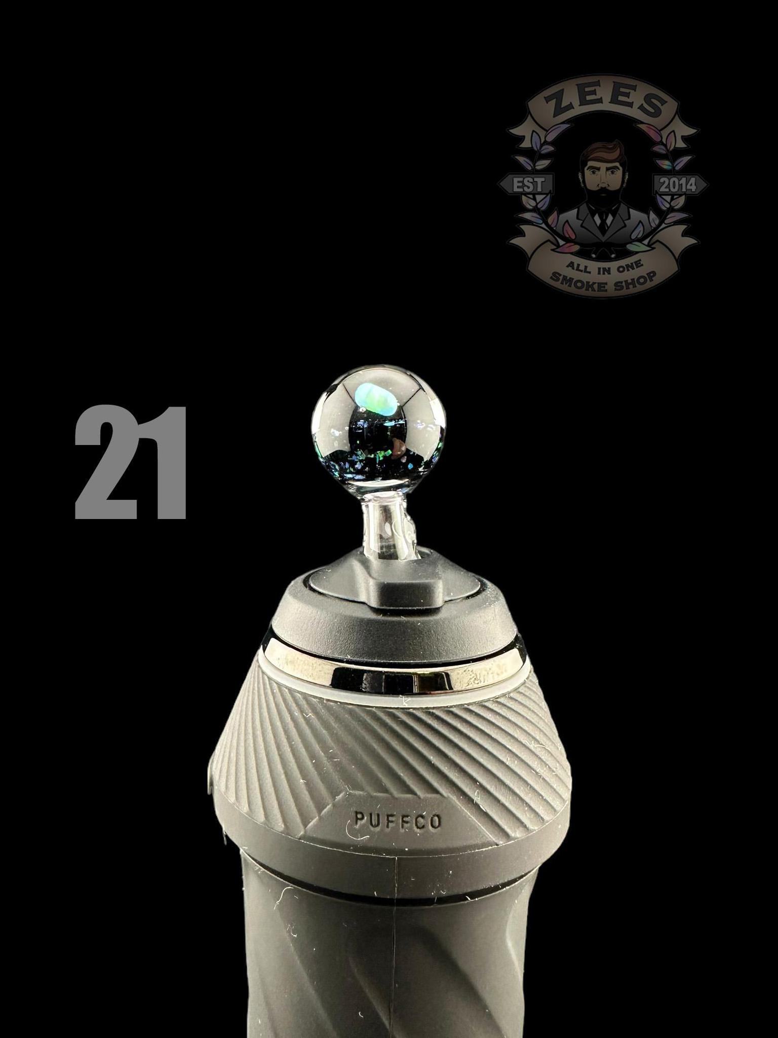 CAPTAIN TOKEZ GLASS: ENCASED OPAL PUFFCO PROXY BALL CAP - Image 24