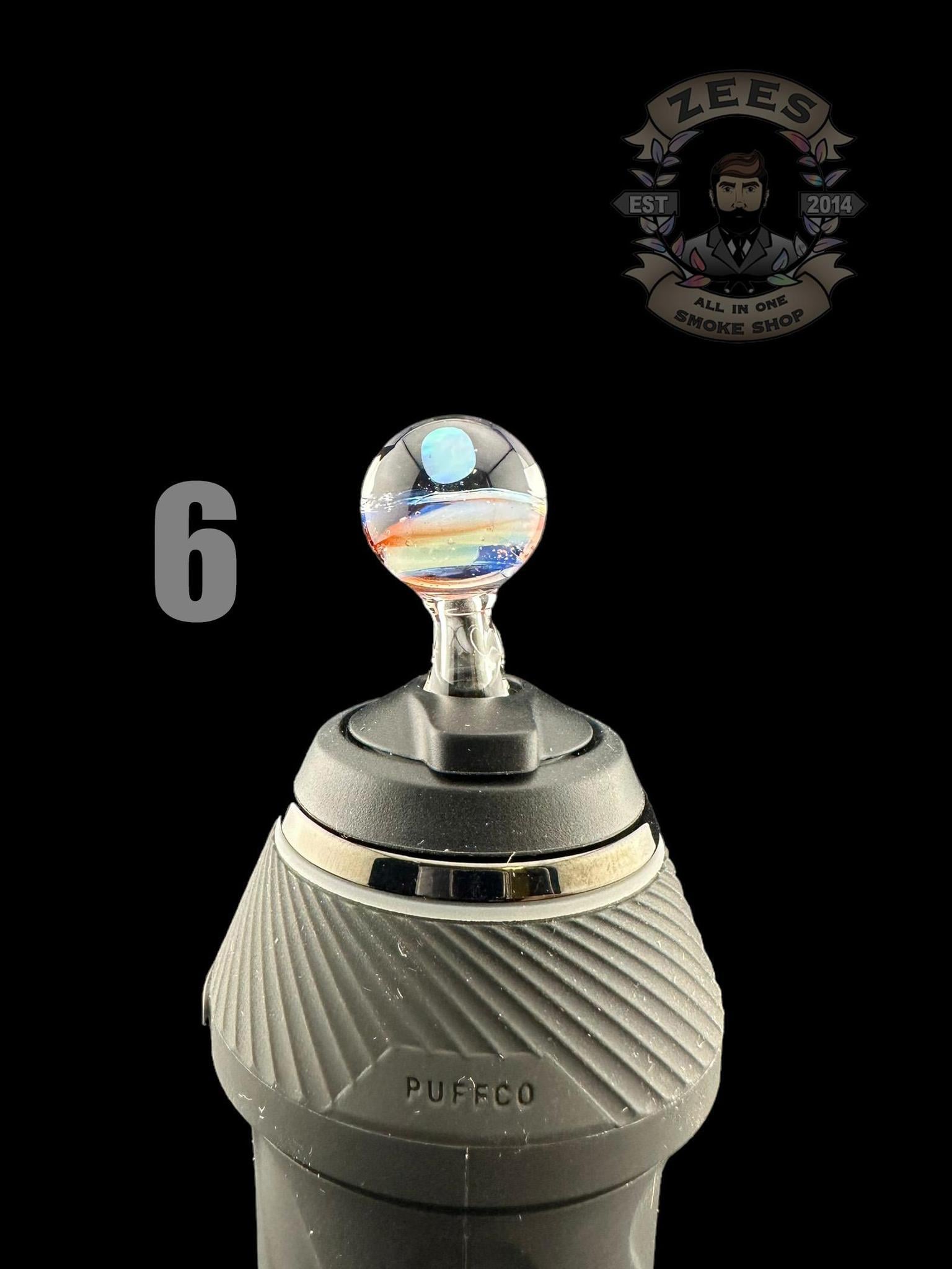 CAPTAIN TOKEZ GLASS: ENCASED OPAL PUFFCO PROXY BALL CAP - Image 9