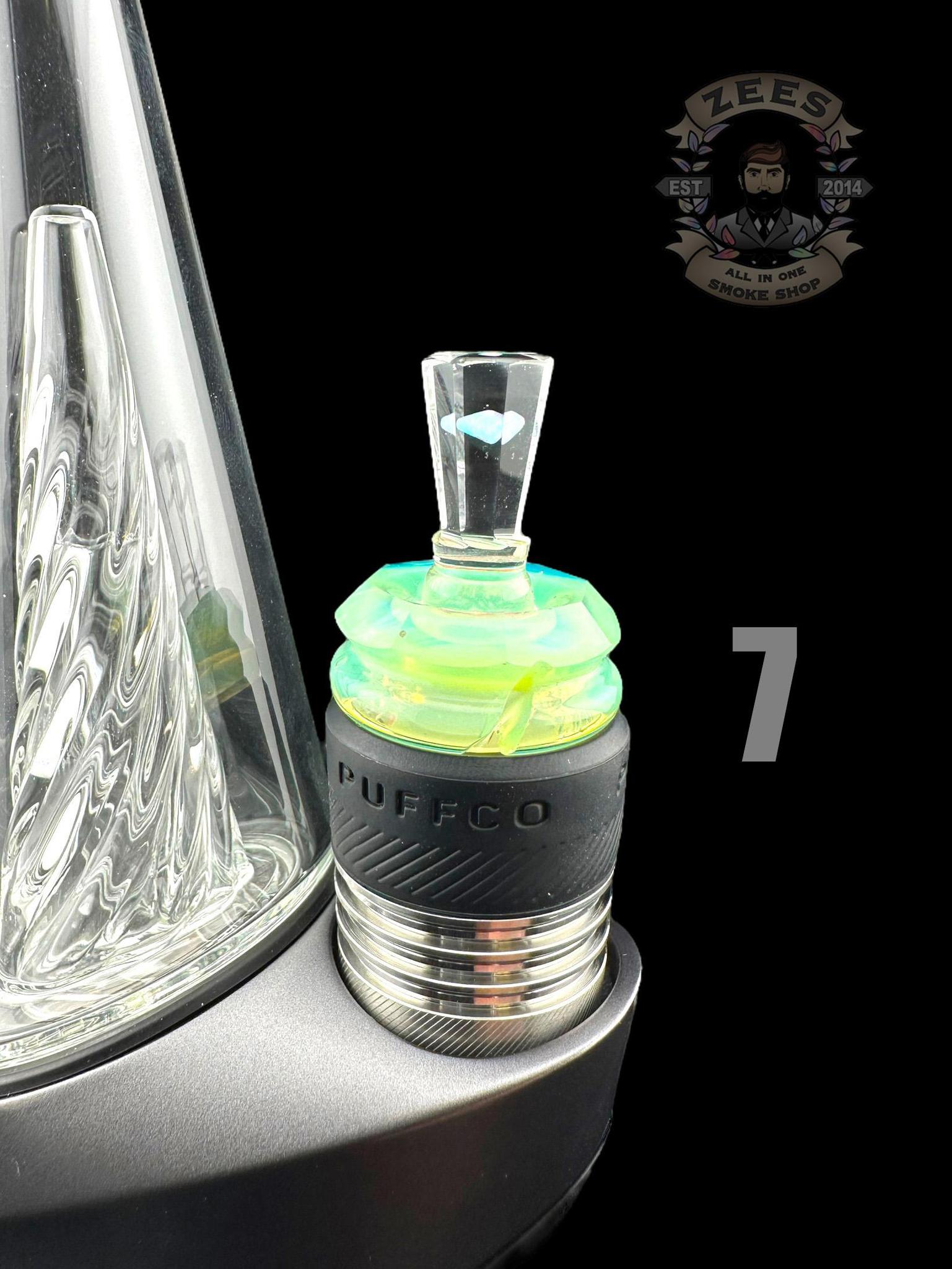 ONE TRICK PONY: FACETED ENCASED OPAL ROCKULUS 3DXL PUFFCO PEAK PRO CARB CAP - Image 8