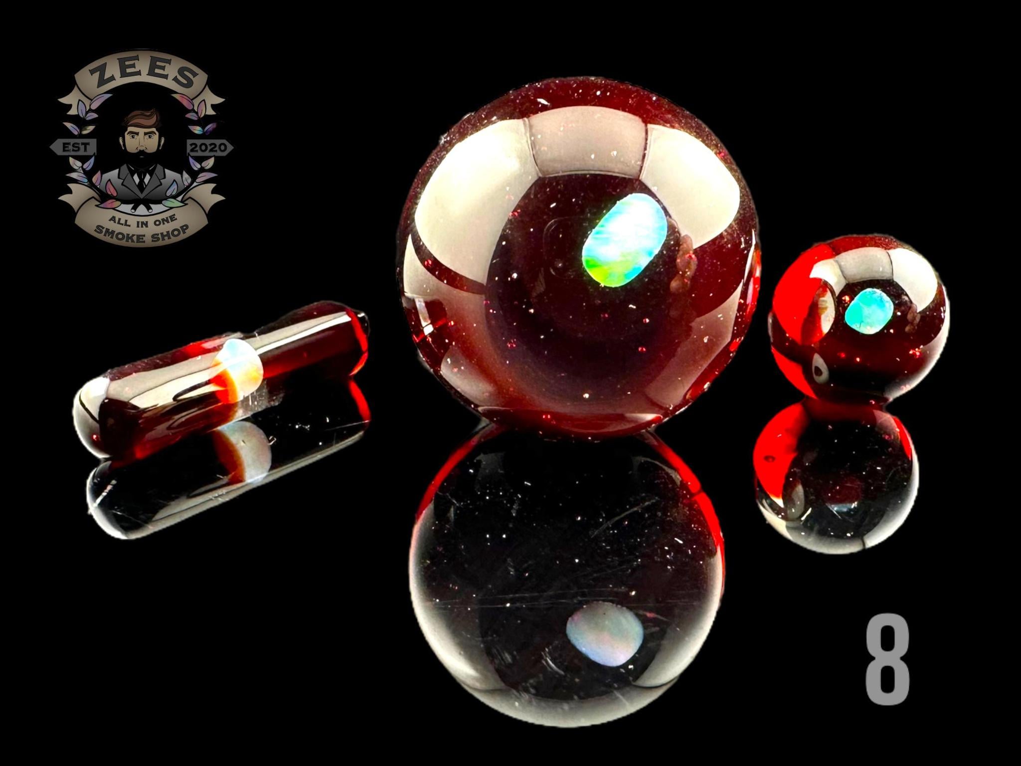 CHEVELLE GLASS: 3 PIECE ENCASED OPAL TERP SLURPER SET - Image 9