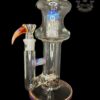 TEXAS TUBES: 15" AMBER PURPLE DUAL STEMLINE 8-ARM HOURGLASS TUBE - Image 4