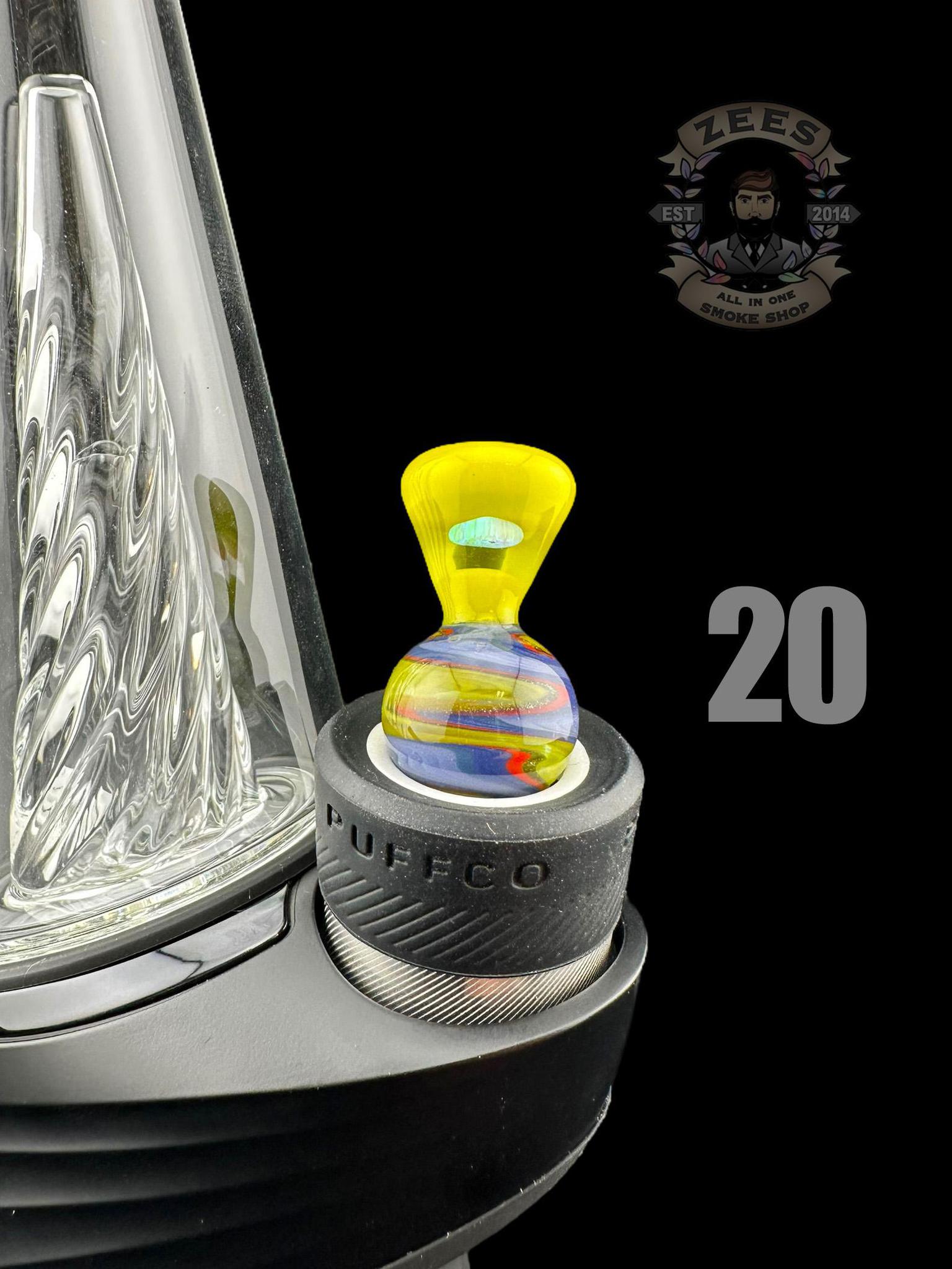 CHEVELLE GLASS: ENCASED OPAL PUFFCO PEAK BUBBLE CAP - Image 21