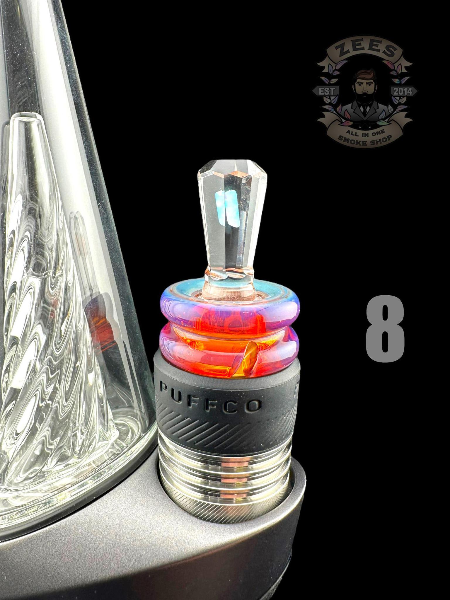 ONE TRICK PONY: FACETED ENCASED OPAL ROCKULUS 3DXL PUFFCO PEAK PRO CARB CAP - Image 9