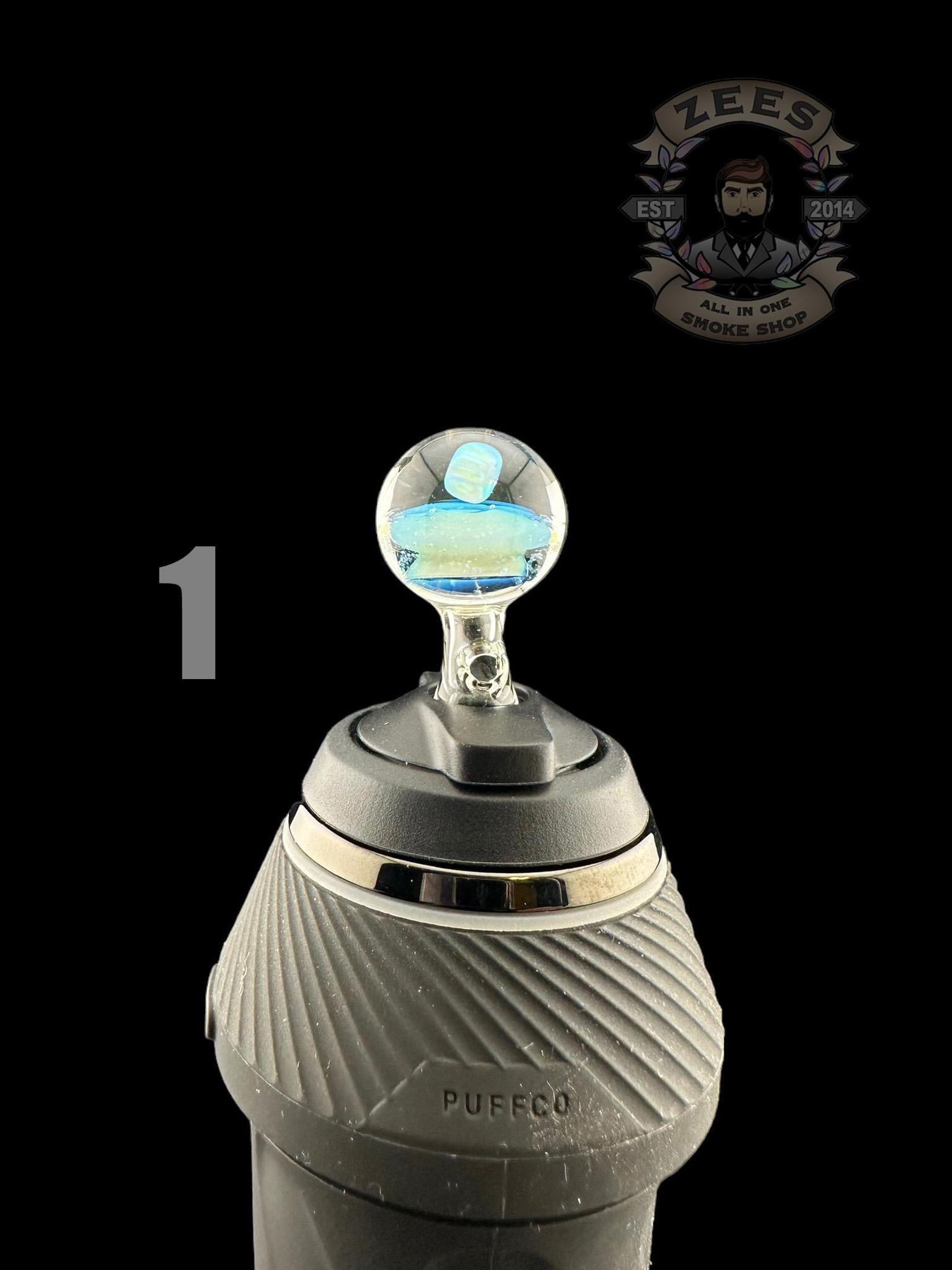 CAPTAIN TOKEZ GLASS: ENCASED OPAL PUFFCO PROXY BALL CAP - Image 4