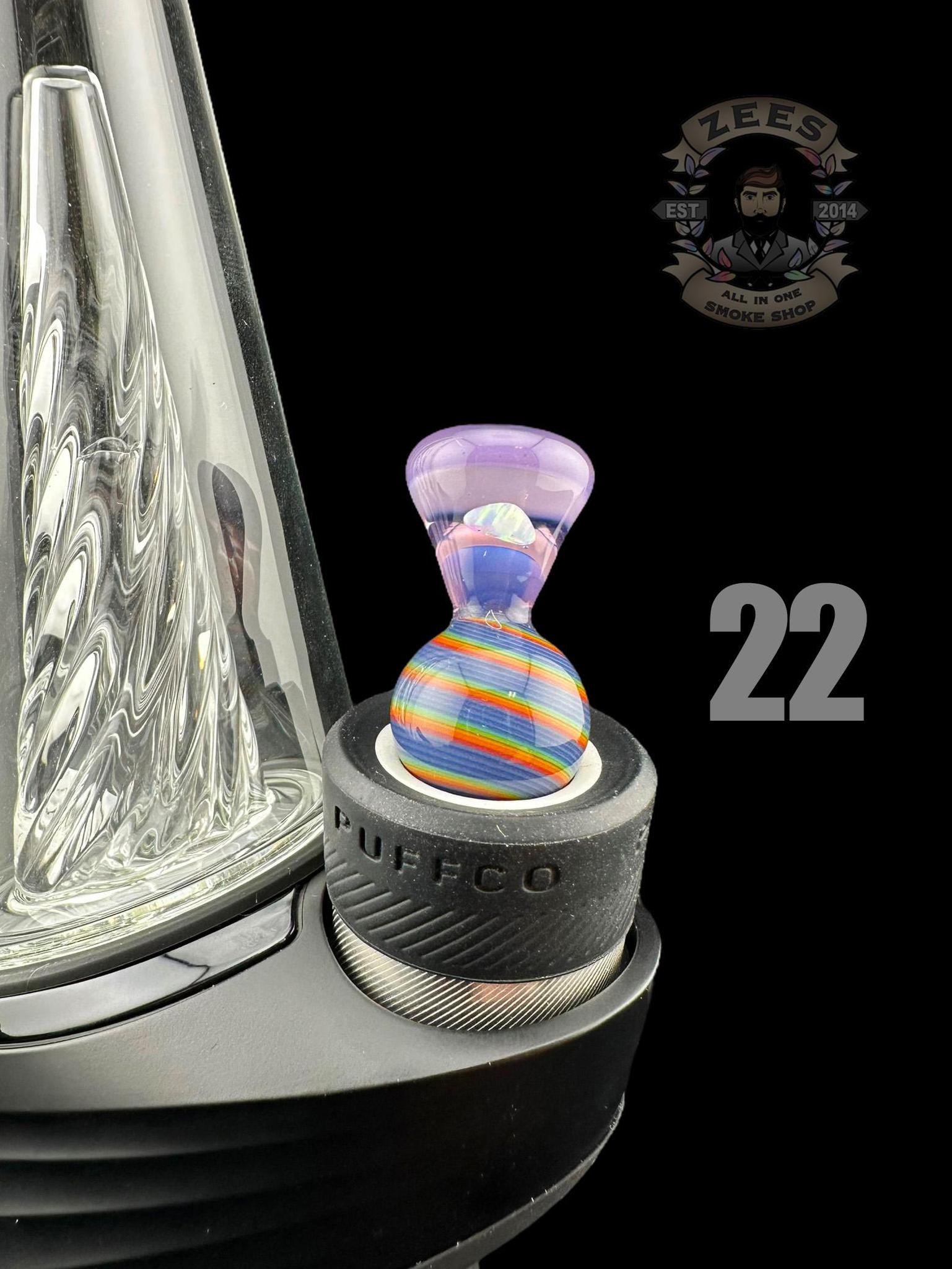 CHEVELLE GLASS: ENCASED OPAL PUFFCO PEAK BUBBLE CAP - Image 23