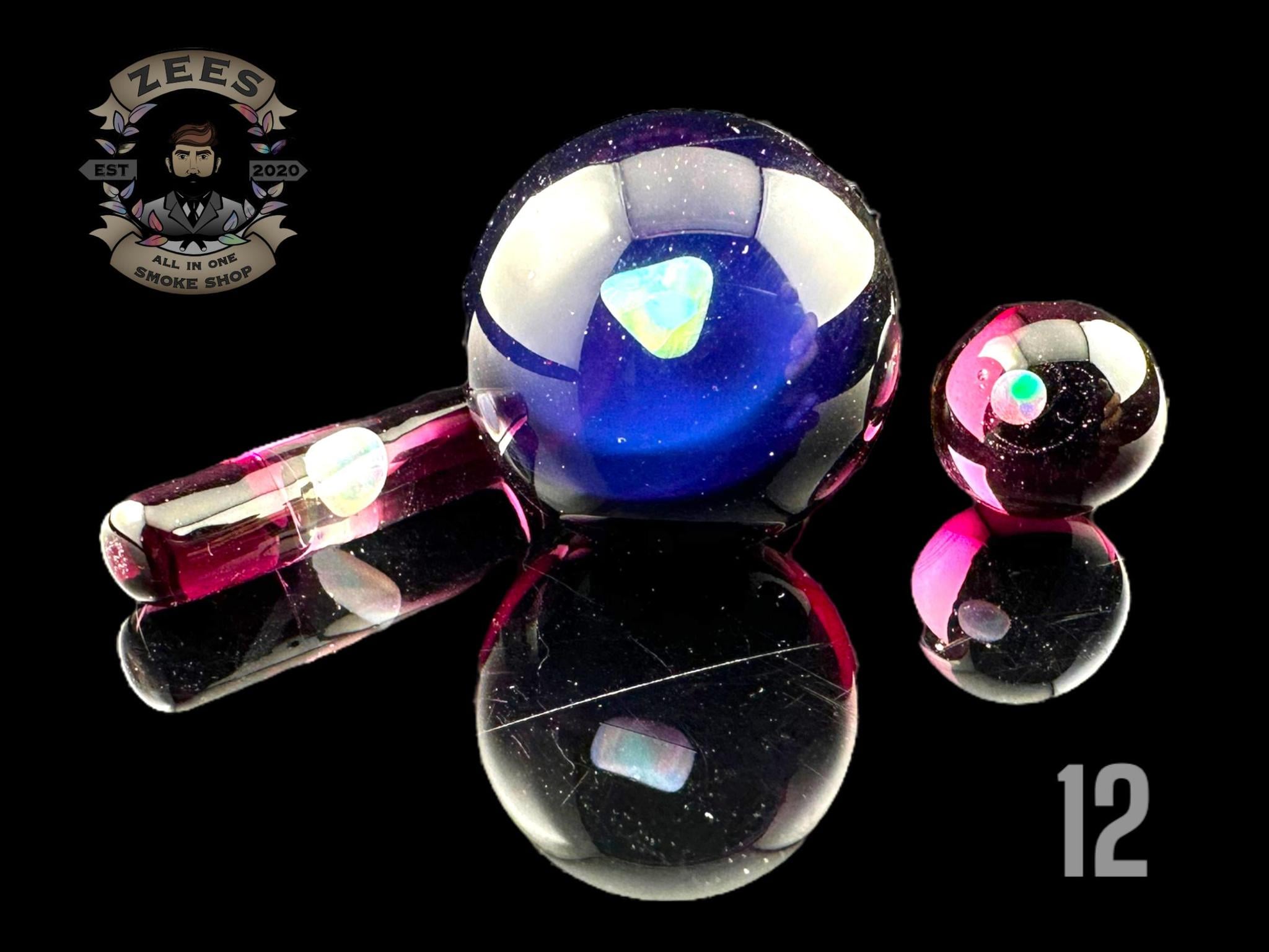 CHEVELLE GLASS: 3 PIECE ENCASED OPAL TERP SLURPER SET - Image 13