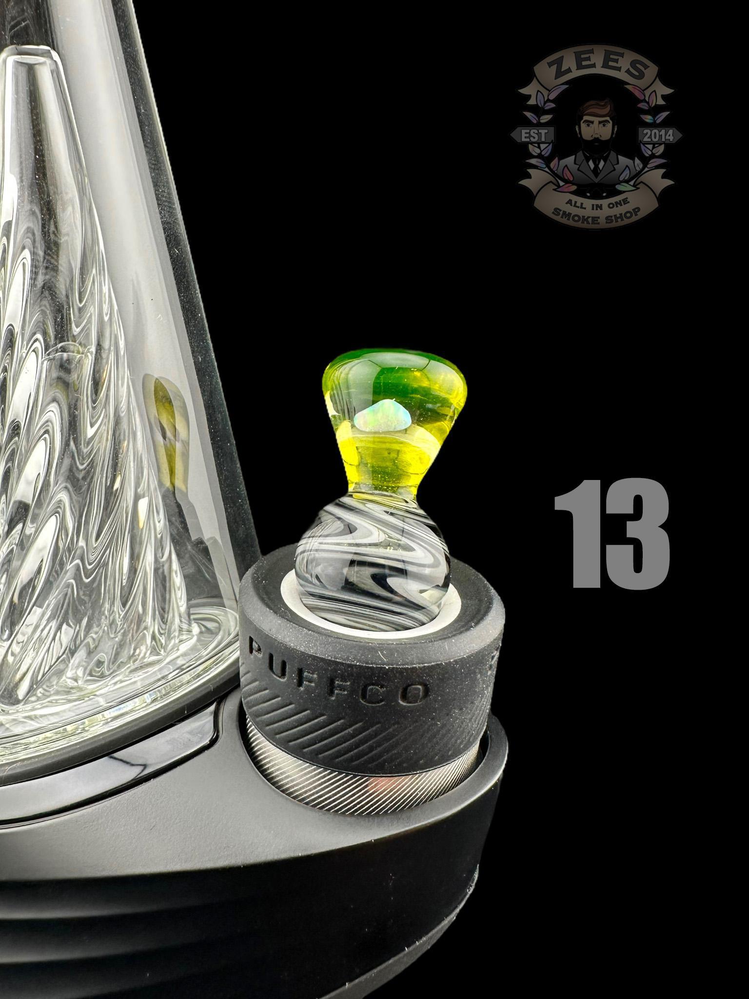 CHEVELLE GLASS: ENCASED OPAL PUFFCO PEAK BUBBLE CAP - Image 14