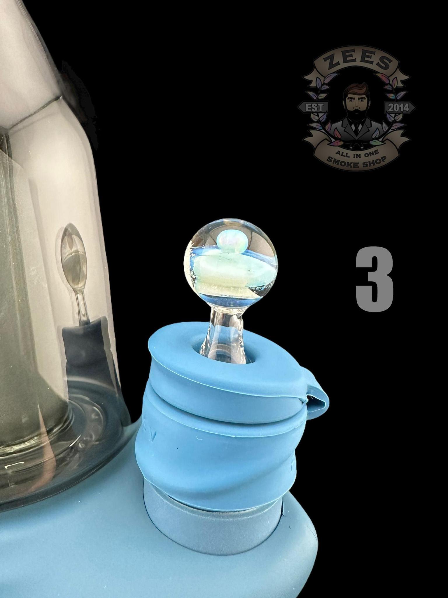 CAPTAIN TOKEZ GLASS: ENCASED OPAL FOCUS V CARTA BALL CAP - Image 4