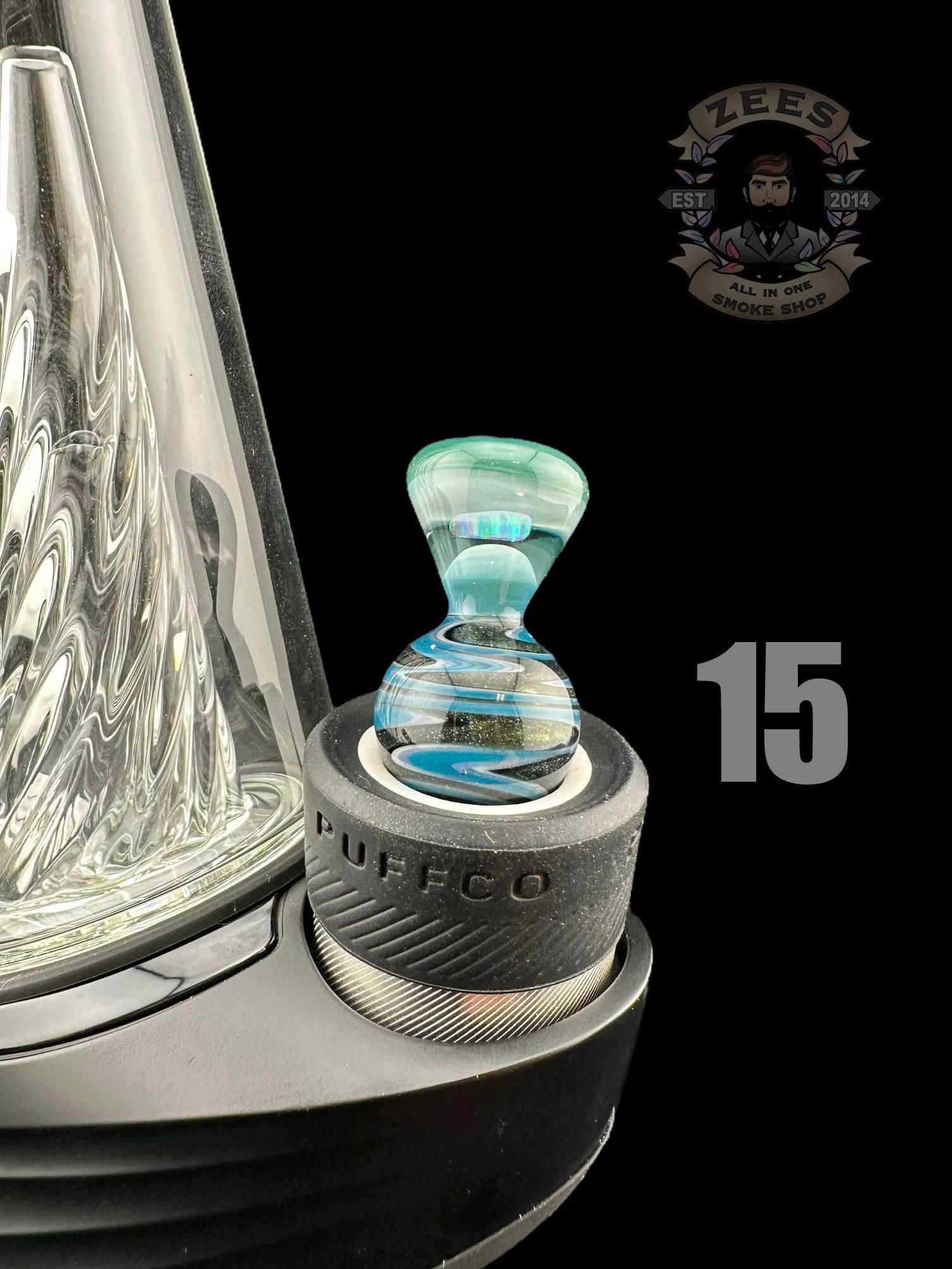 CHEVELLE GLASS: ENCASED OPAL PUFFCO PEAK BUBBLE CAP - Image 16