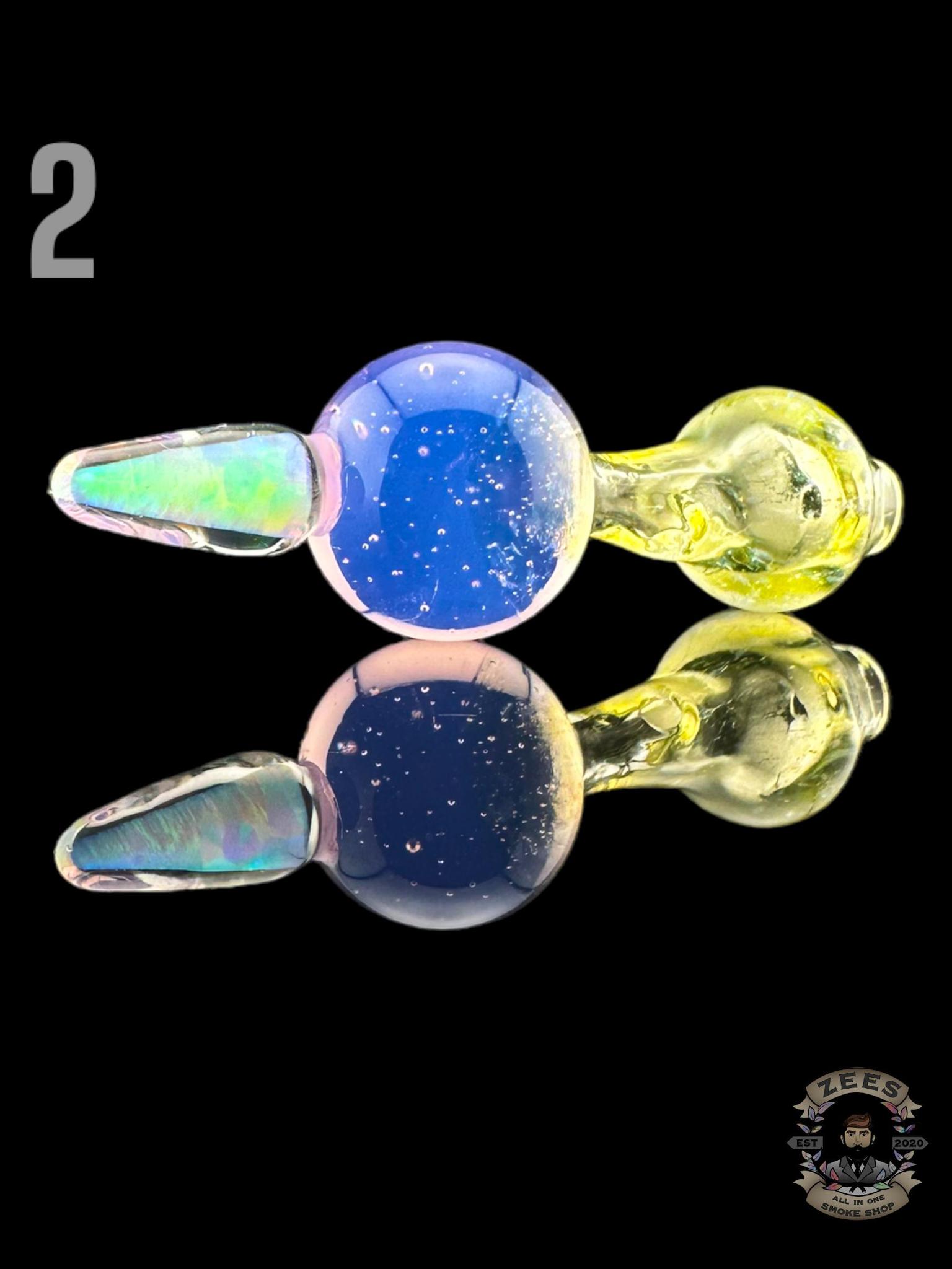 CAPTAIN TOKEZ GLASS: SPIKE CRUSHED OPAL PUFFCO PEAK PRO BALL CAP - Image 2