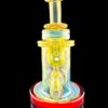BRONX GLASS: SILVER FUMED X RED POMP - Image 4
