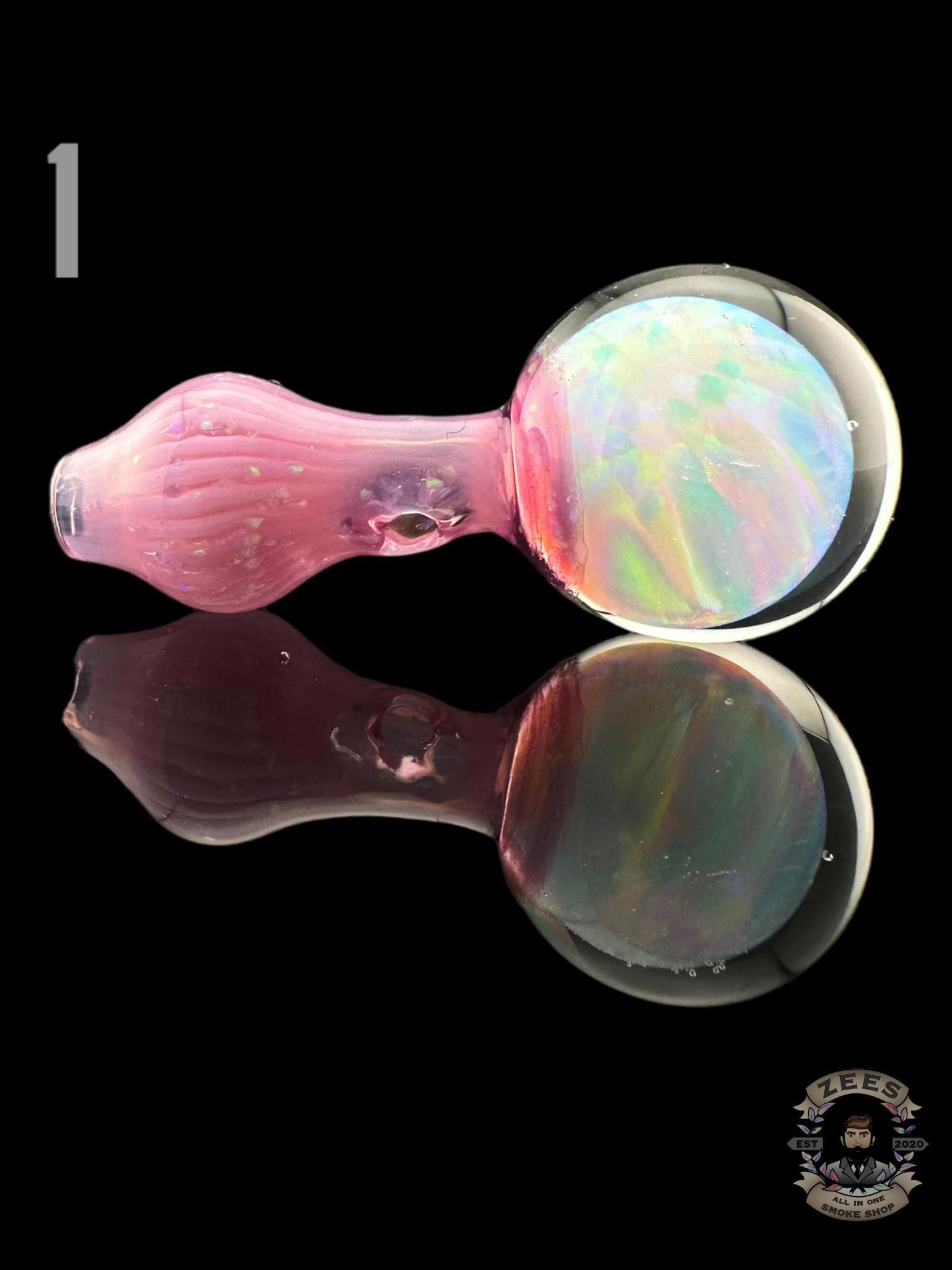 CAPTAIN TOKEZ GLASS: 10MM SPHERE CRUSHED OPAL PUFFCO PEAK PRO BALL CAP